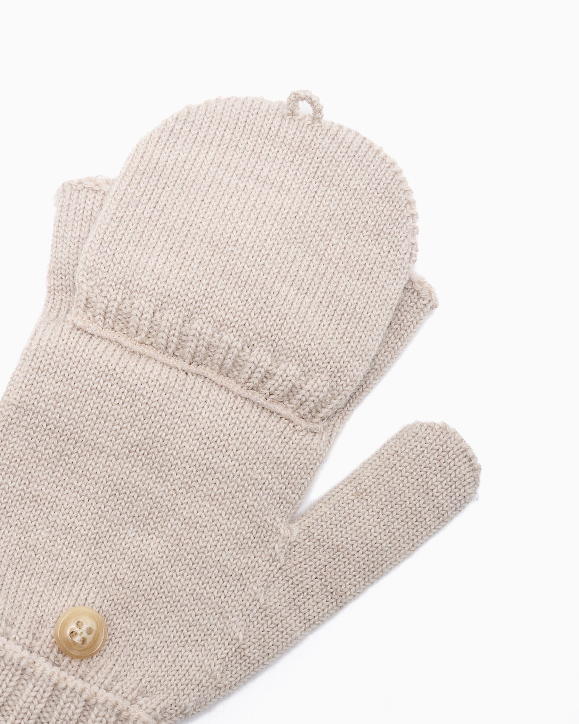 Scarves Gloves Needles Convertibles Unisex Gloves - RW062-A-Beige