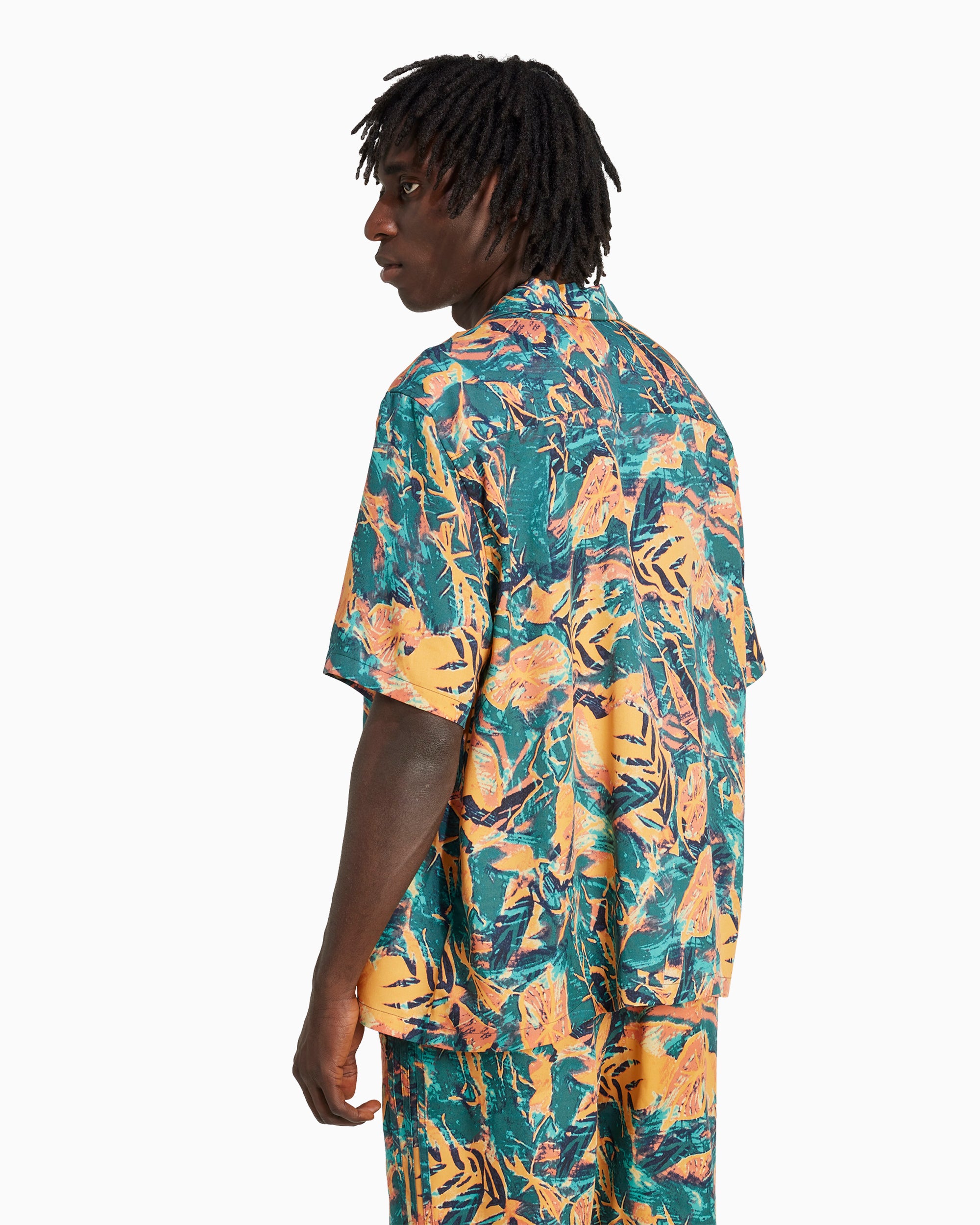 adidas Originals Archive Resort Floral Short-Sleeved Men's Shirt