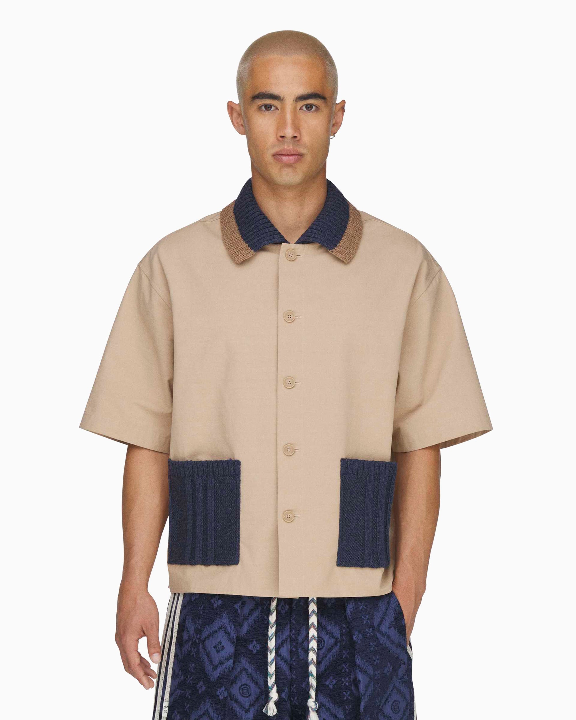 adidas Originals x CLOT Guayabera Half-Sleeved Boxy Unisex Shirt