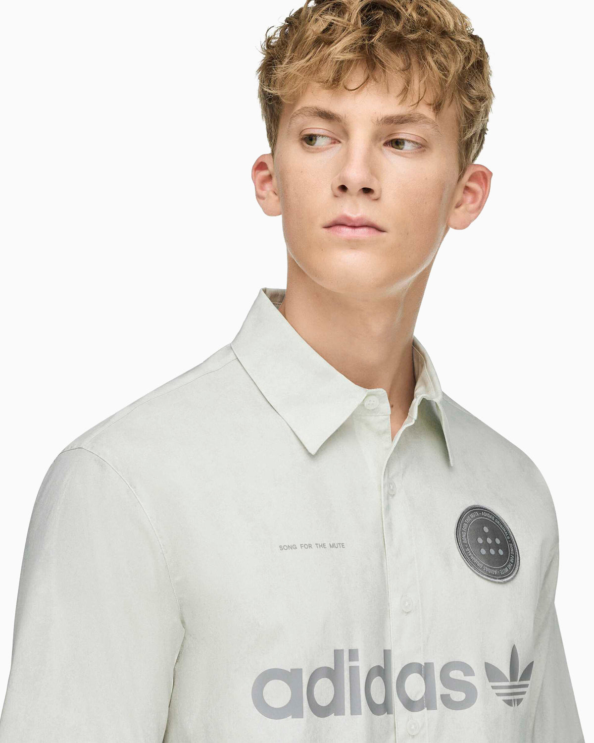 Shirts adidas Originals x Song For The Mute Adi008 Short-Sleeved Relaxed Men's Shirt - LD1923