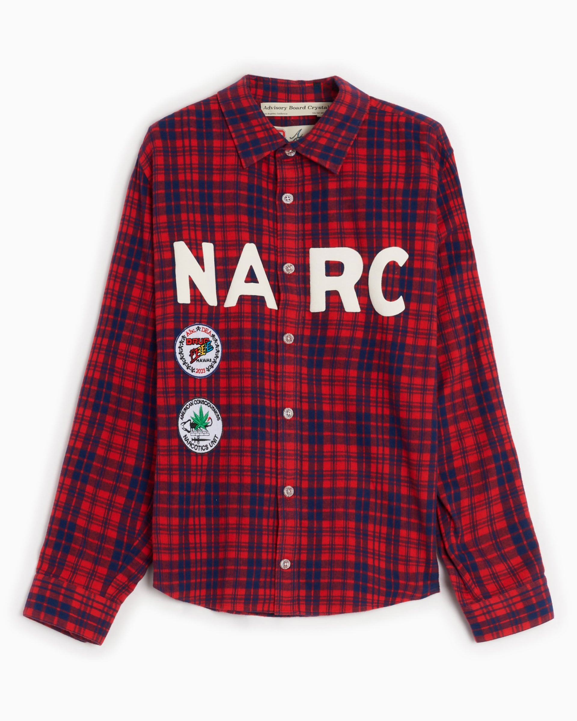 Camisa Abc. NARC Flannel Shirt para hombre