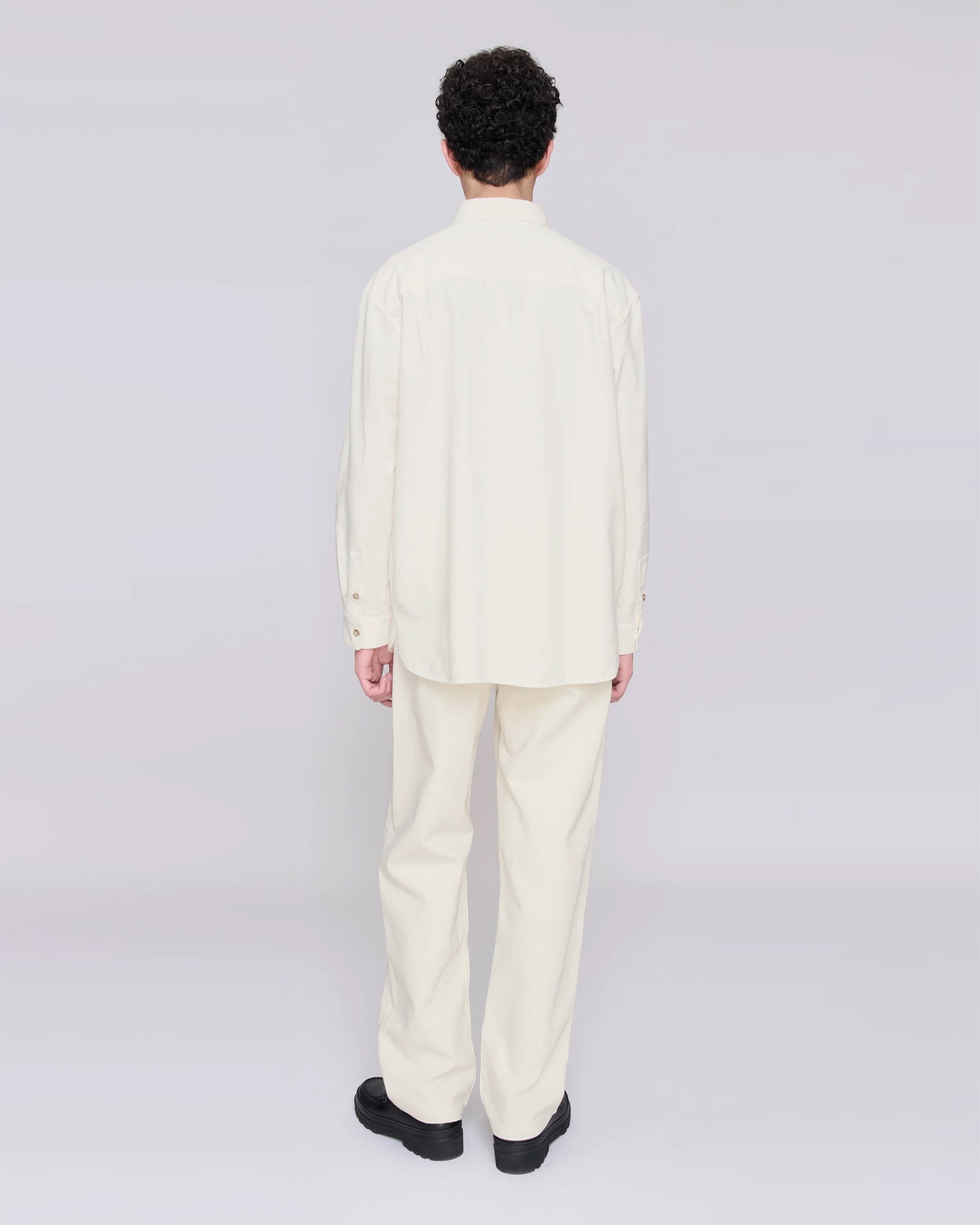 Shirts A.P.C. Mateo Logo Relaxed Men's Shirt - COHOE-H12599-AAC