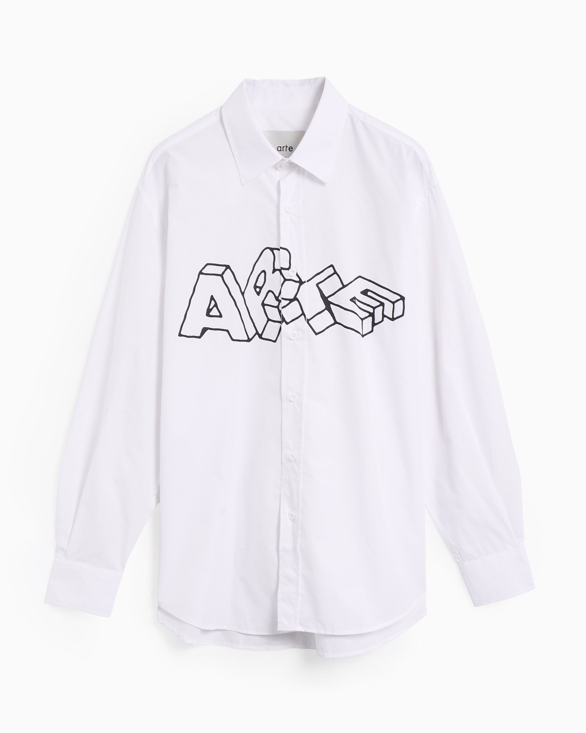 Camisa con gráfico Relaxed Blocks para hombre
