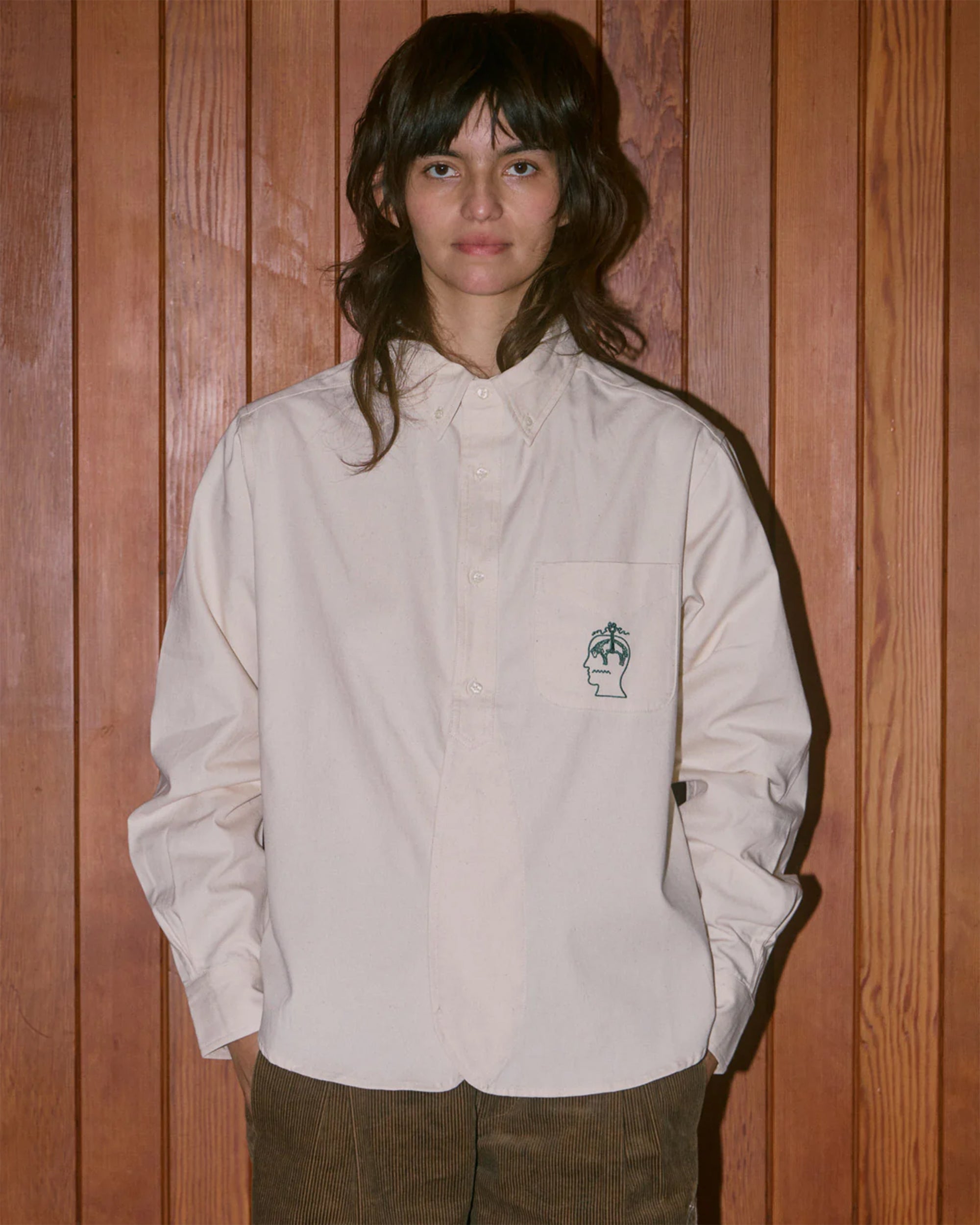 Brain Dead x Brooks Brothers California Embroidered Men's Shirt