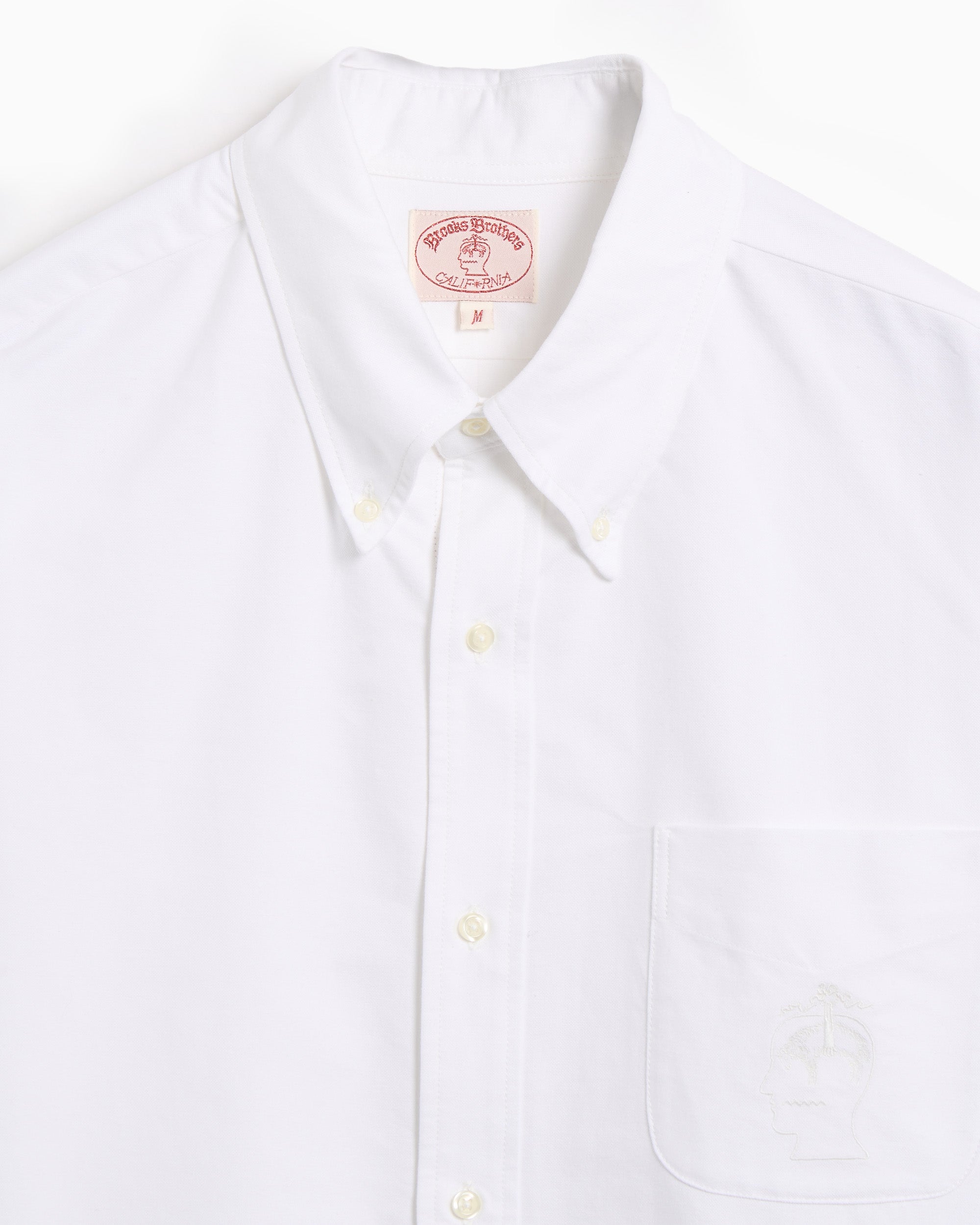 Brooks Brothers ホワイト M オックスフォード BDシャツ Brain Dead x Brooks Brothers Selvedge Oxford Men's Shirt