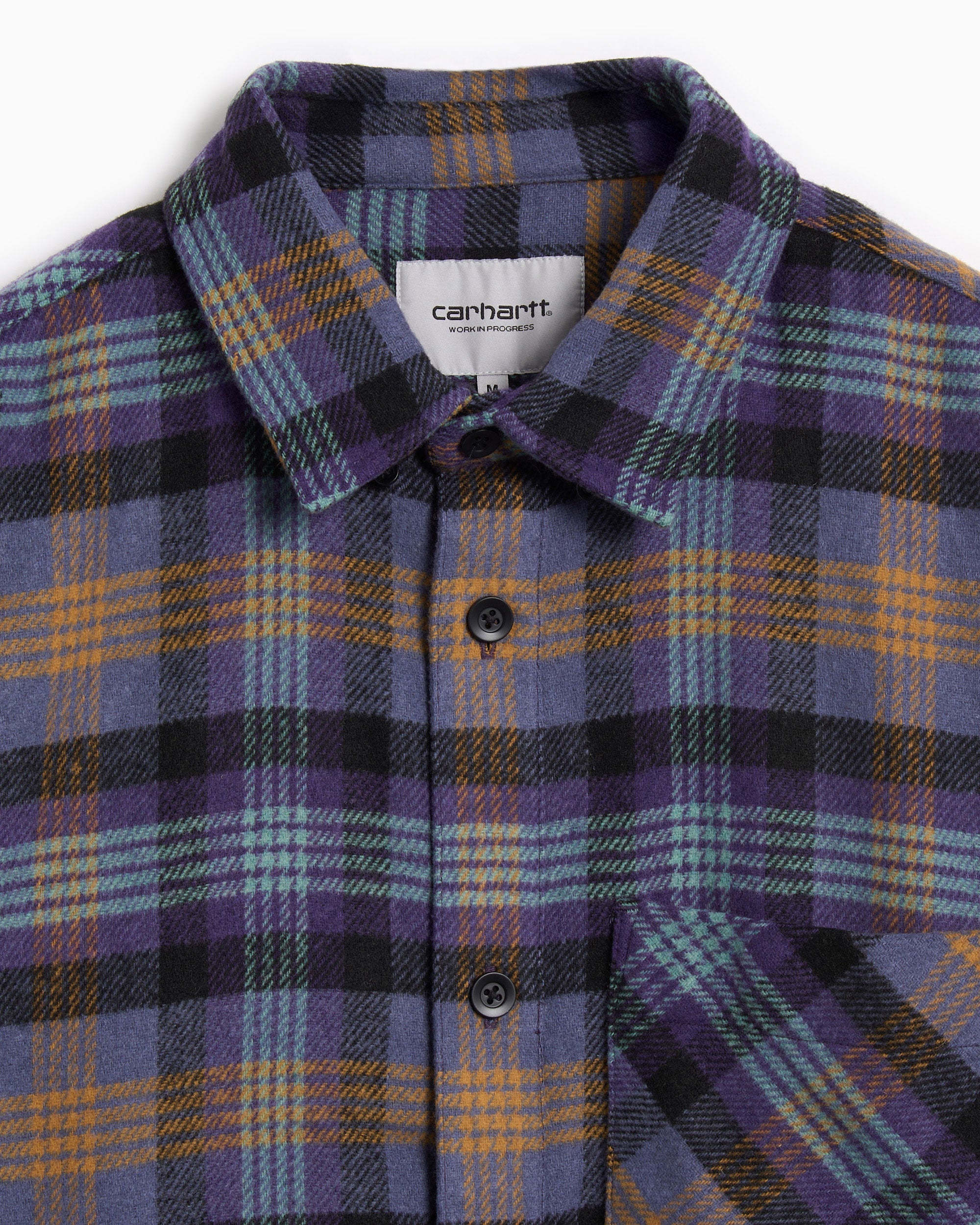 Shirts Carhartt WIP Dern Long Sleeve Plaid Relaxed Men's Shirt - I035331-34YXX