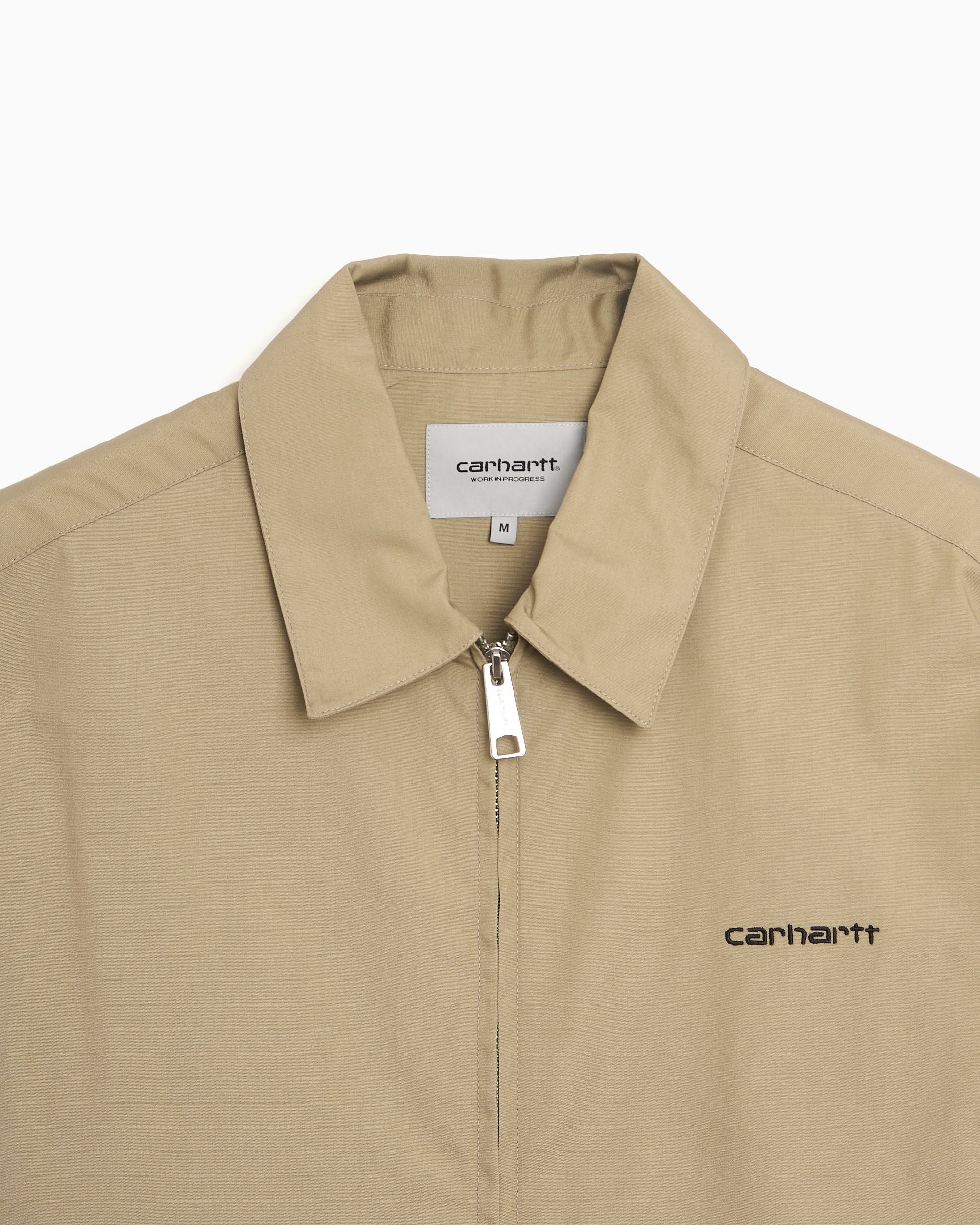 Carhartt WIP Postal Zip Logo Short-Sleeved Relaxed Men's Shirt