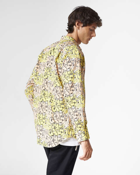 Comme Des Garçons Shirt x Kaws Classic Print Men's Shirt Men's Shirt