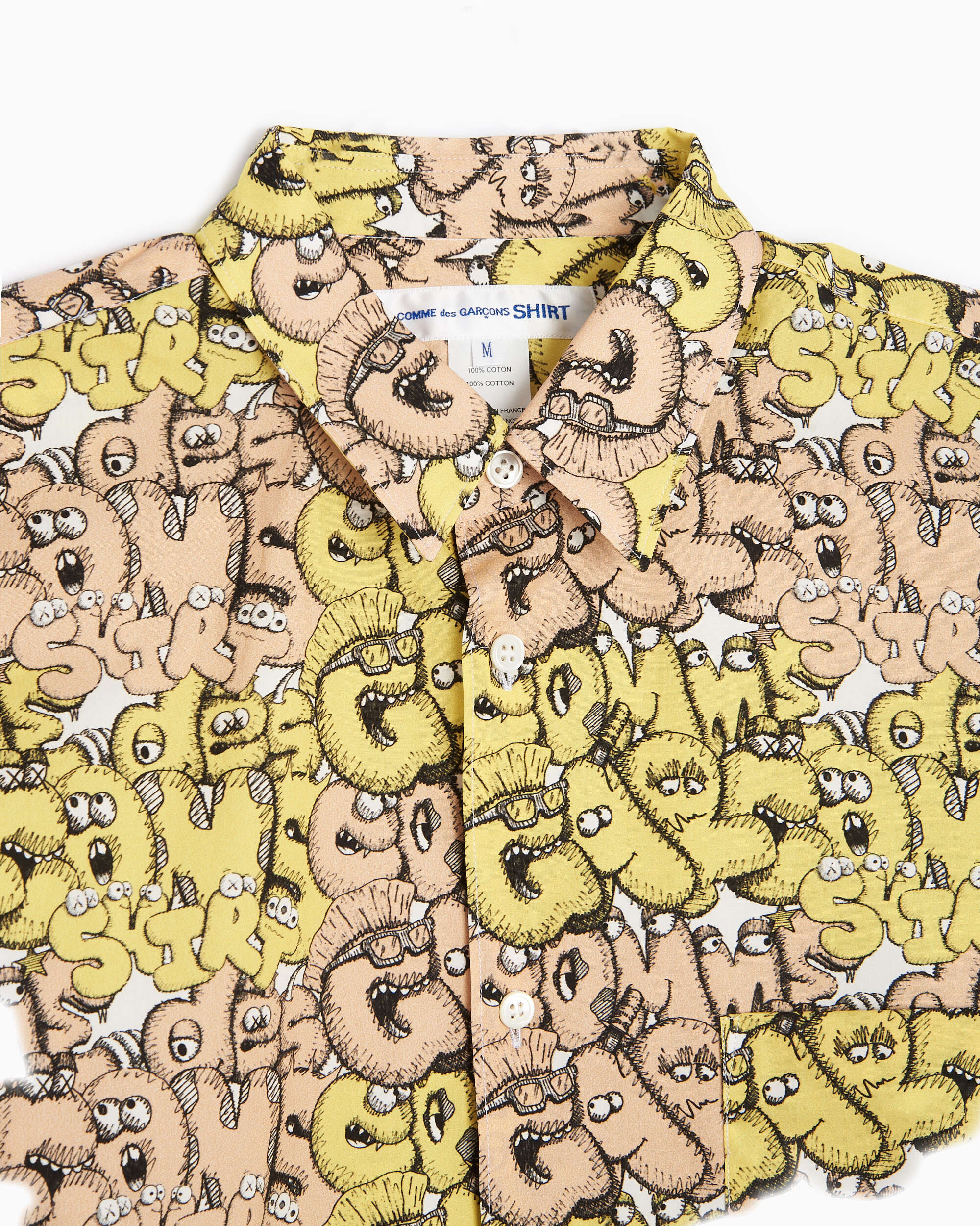 Comme Des Garçons Shirt x Kaws Classic Print Men's Shirt Men's Shirt