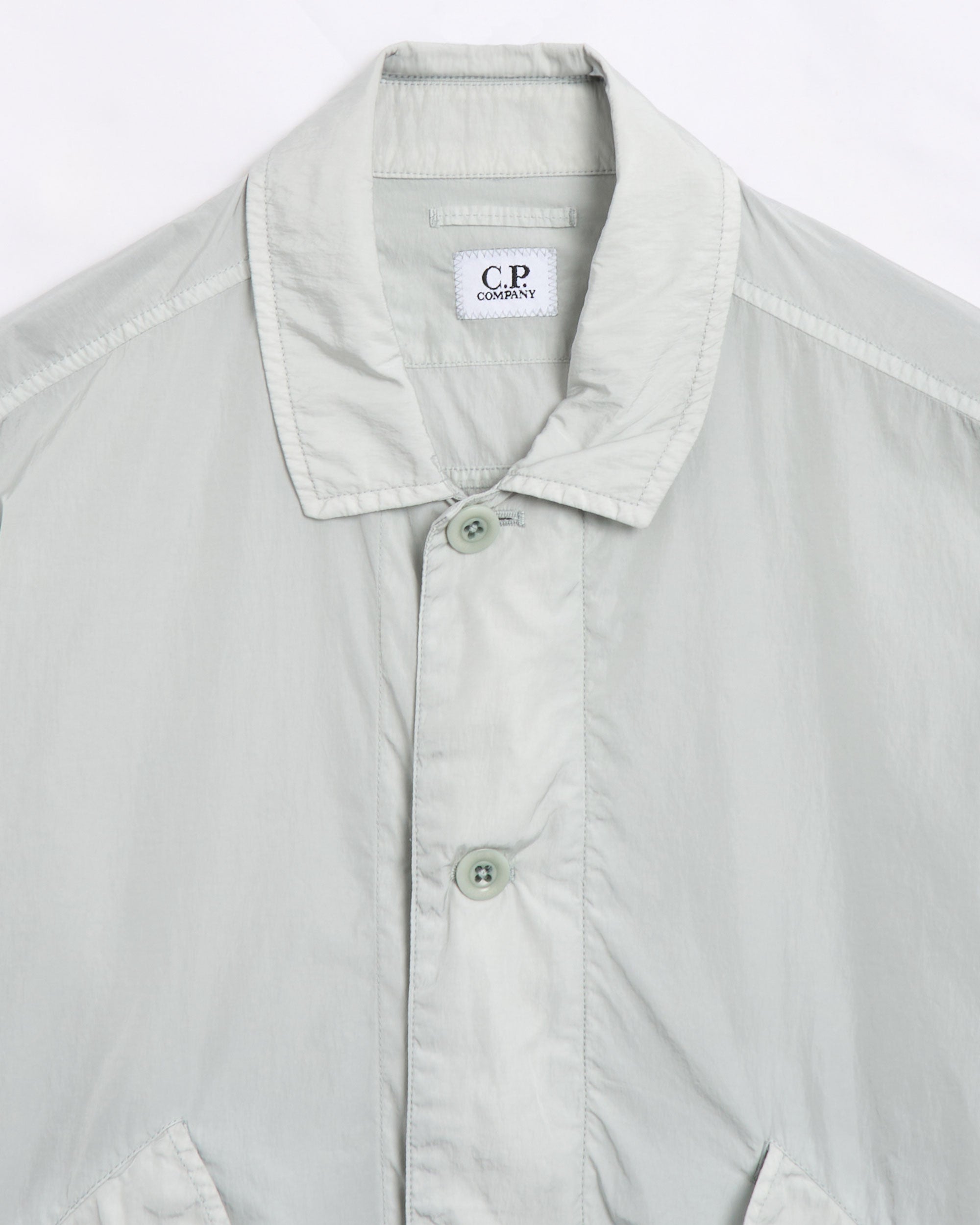 CP Company Men's Chrome-R Short Sleeve Shirt Relaxed Men's Shirt