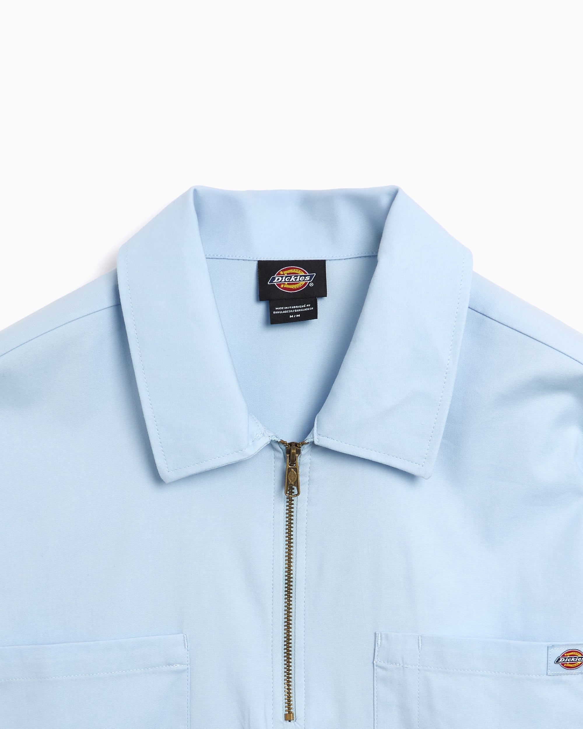 Dickies Men's Quarter Zip Ranch Short Sleeve Shirt Men's Shirt