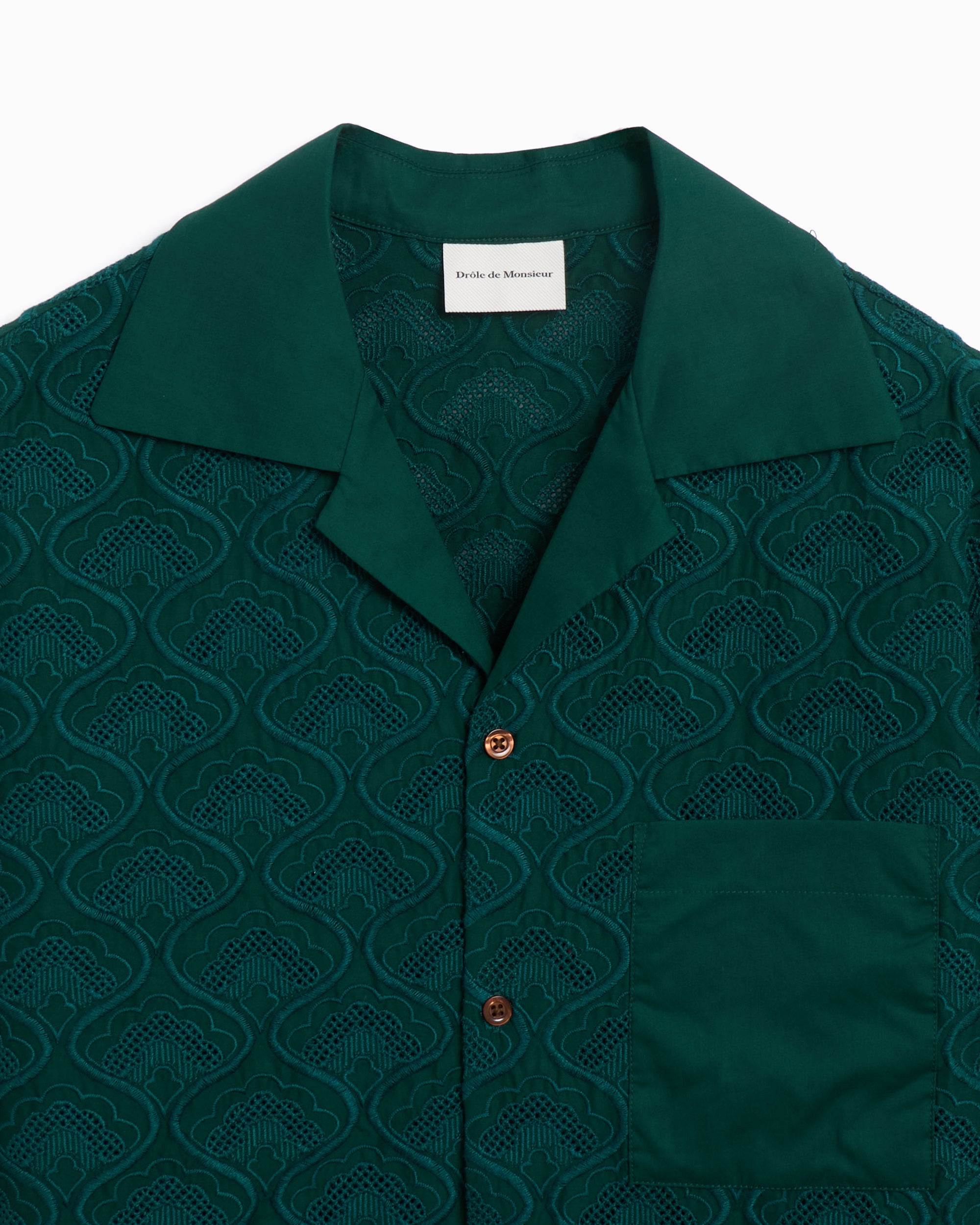 Shirts Drôle de Monsieur Tapisserie BrodÈe Men's Shirt Men's Shirt - SH213-CO196-DGN