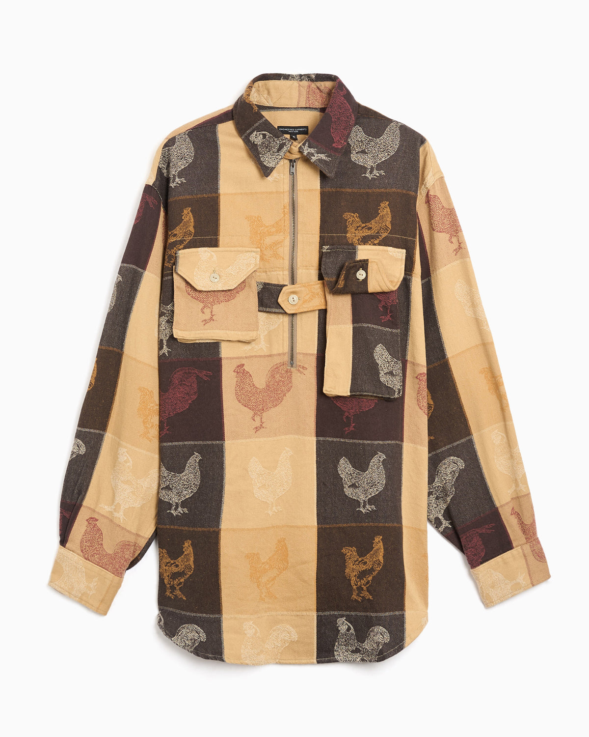 Shirts Engineered Garments Binocular Striped Relaxed Men's Shirt - 26F1A008-ES077