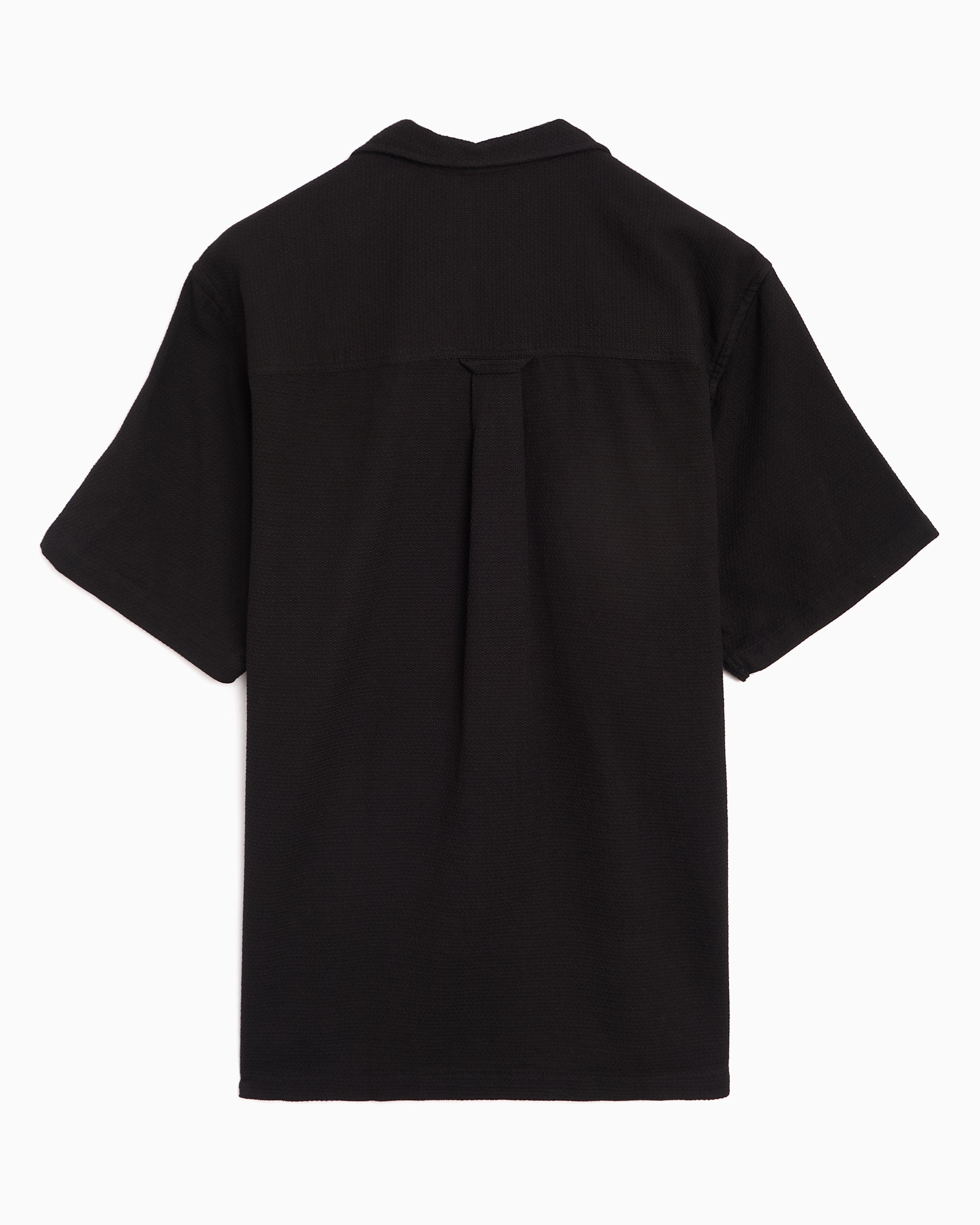Shirts forét Lagoon Short-Sleeved Men's Shirt - F1032-BLACK