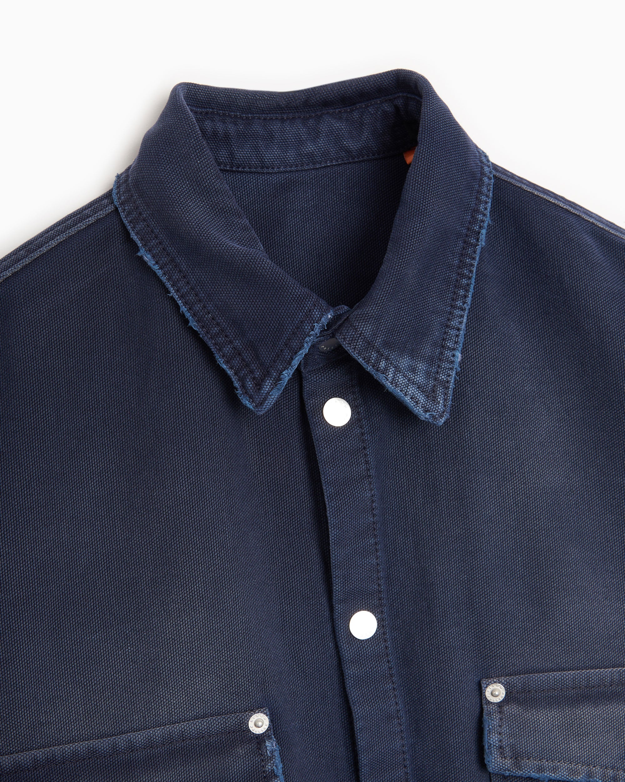 Heron Preston Distressed Canvas Men's Shirt Men's Shirt