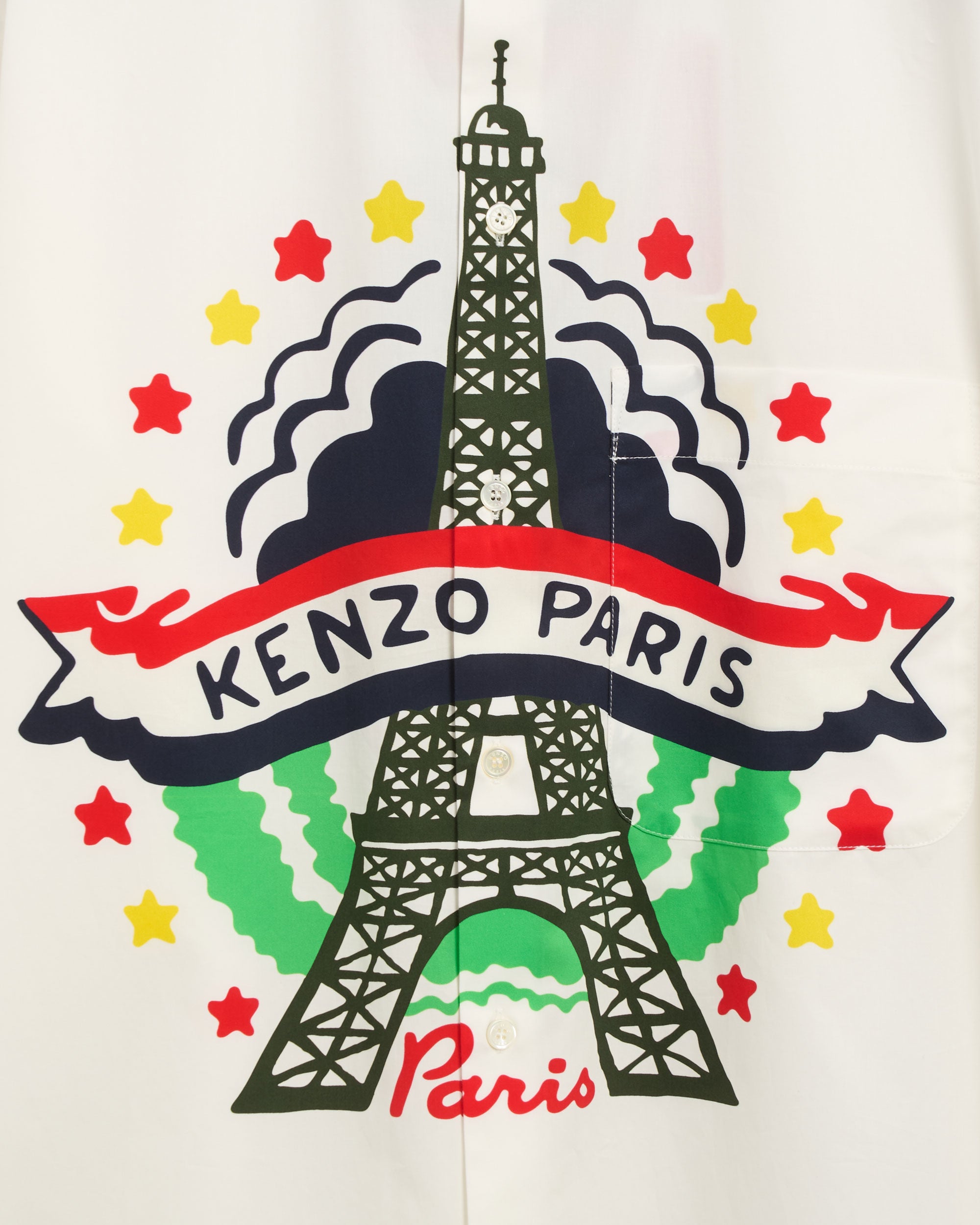 Kenzo Drawn Varsity Men's Shirt Men's Shirt
