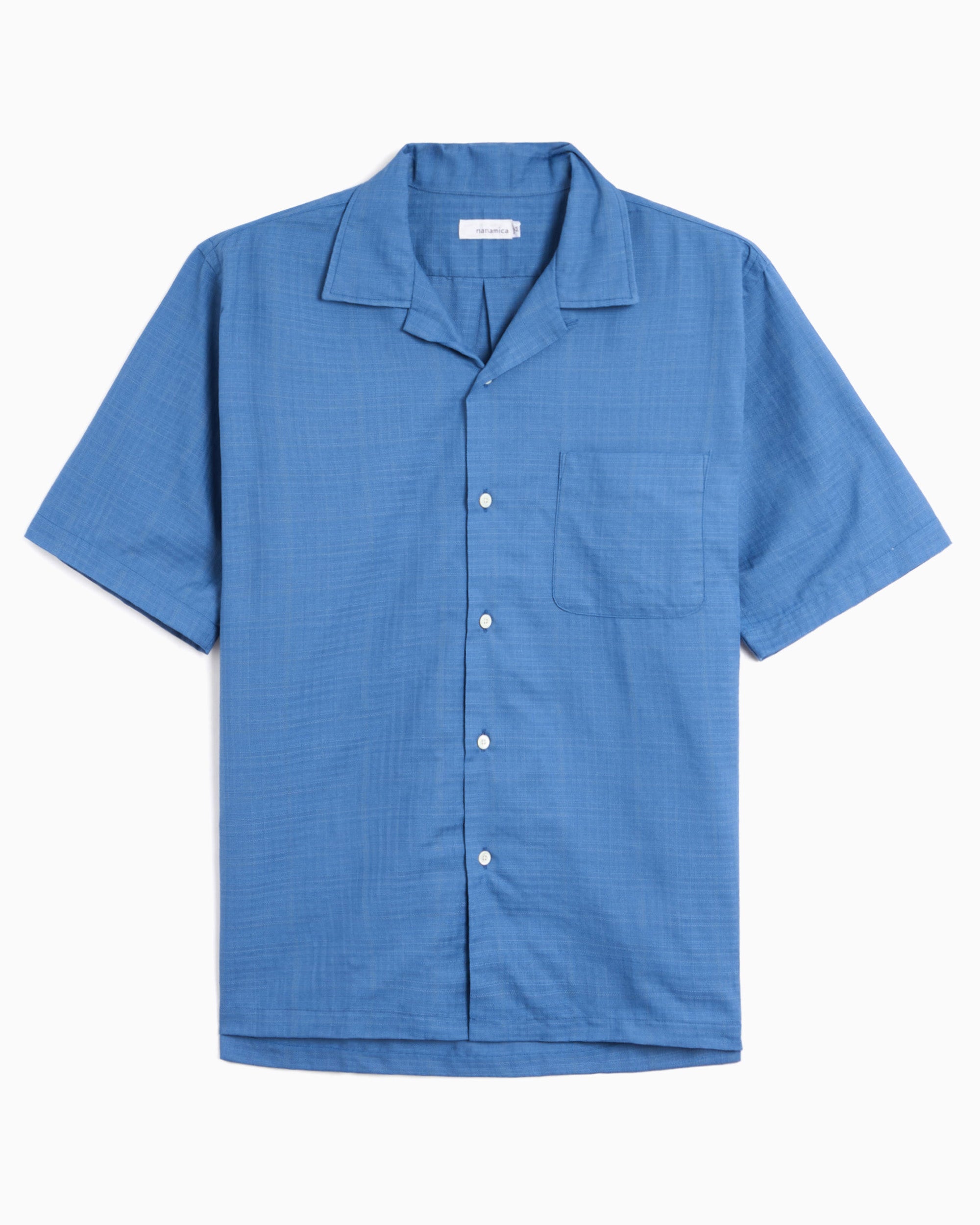 nanamica Panama Short-Sleeved Relaxed Men's Shirt