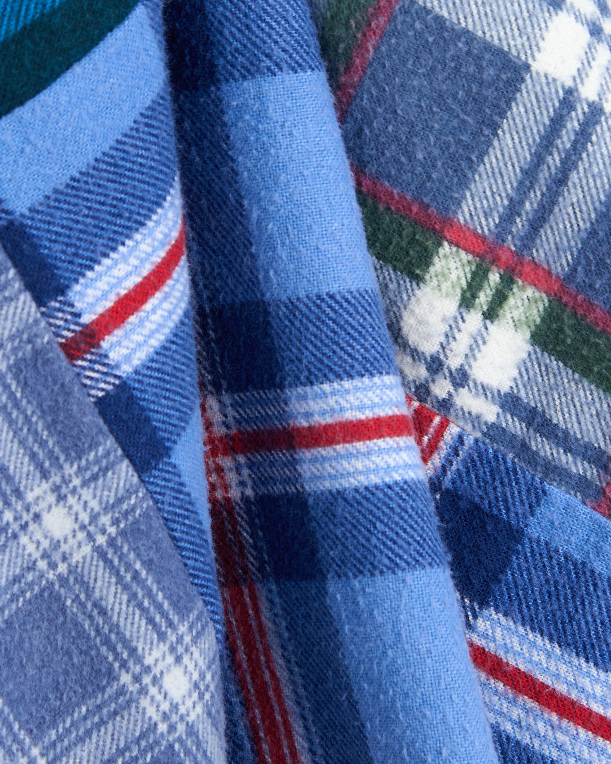 Shirts Needles 7 Cut Flannel Plaid Relaxed Unisex Shirt - SX488-Assorted-L-1