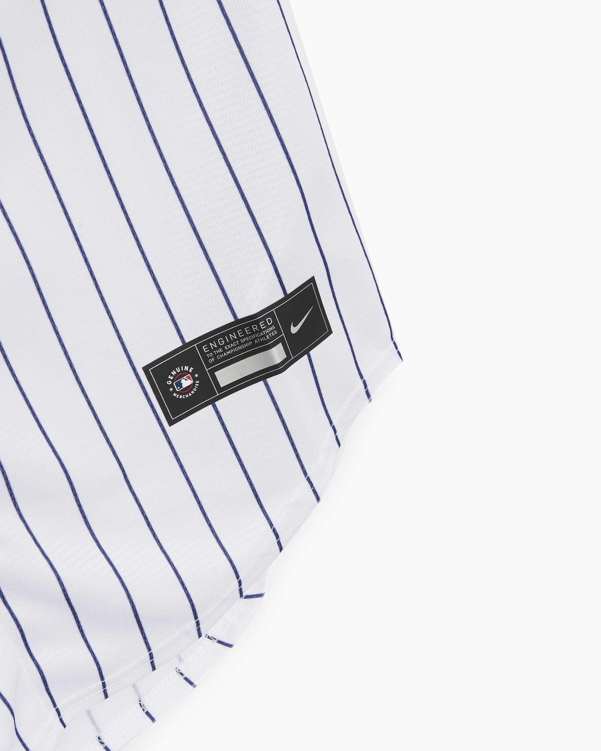 KEBOZ NEW YORK YANKEES【WHITE×NAVY】7 7/8 Nike New York Yankees MLB Replica Baseball Short-Sleeved Men's Shirt