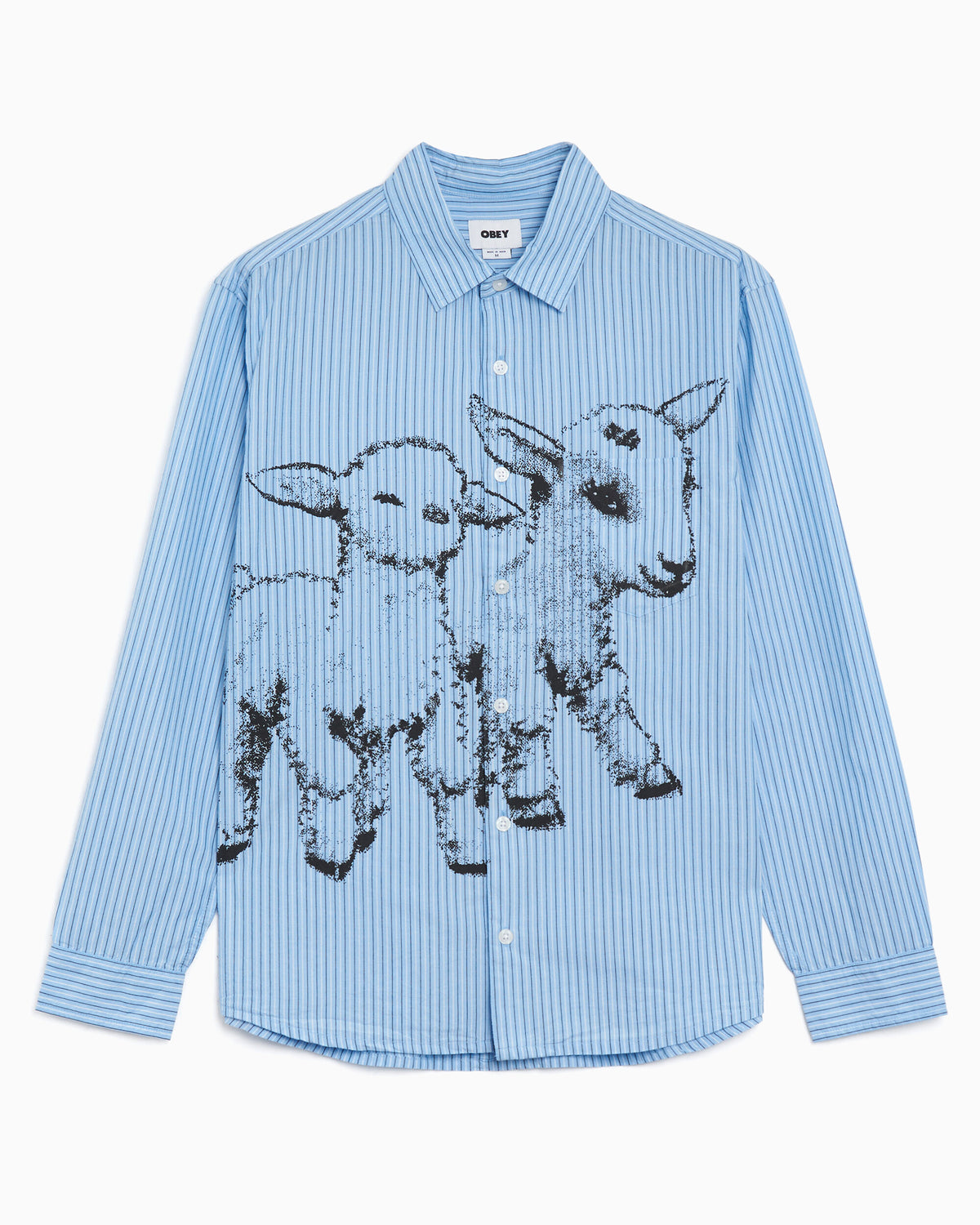 Shirts OBEY Clothing Billy Graphic Men's Shirt - 181200433-LBL