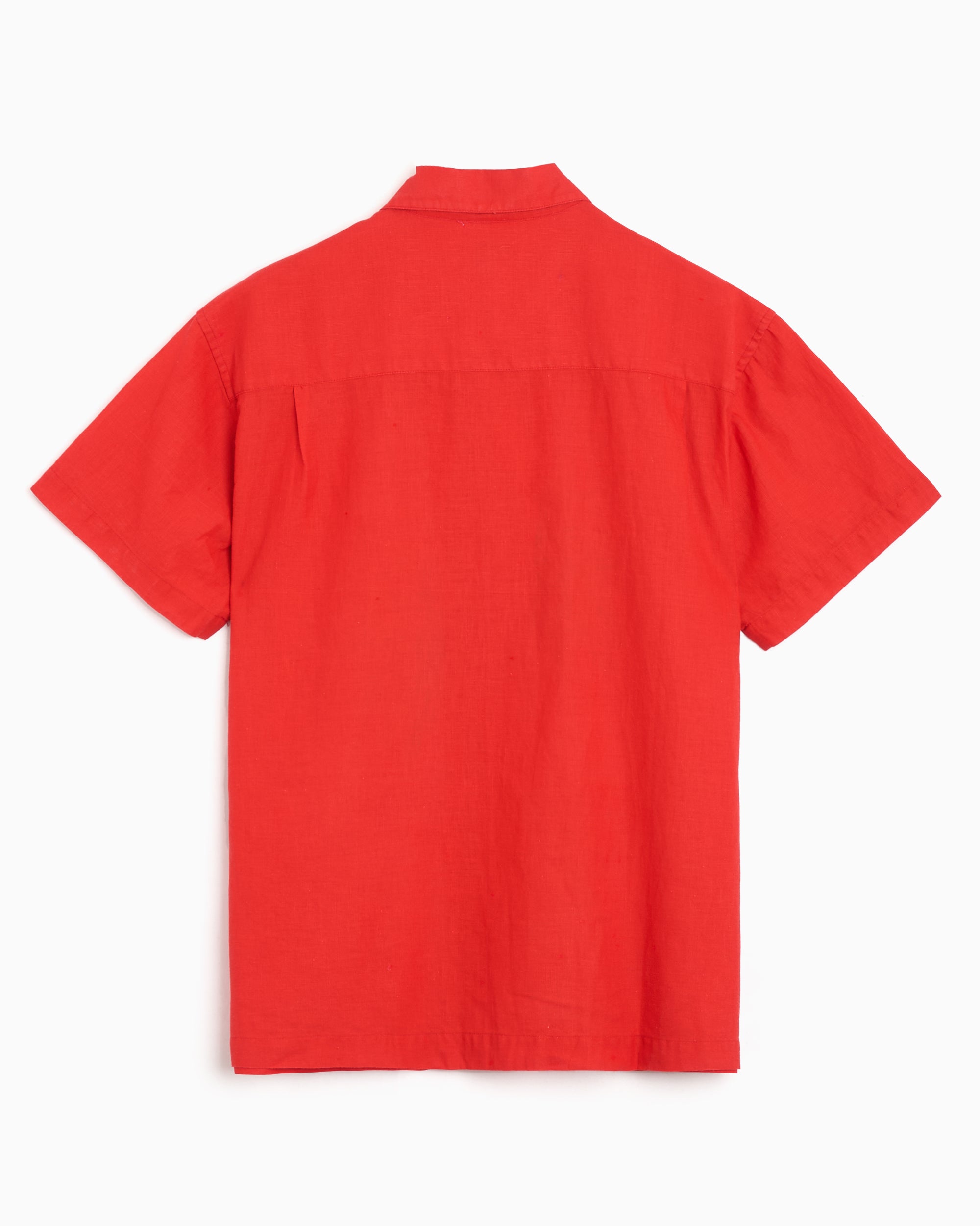 【着用3回】Bshop Oblada AUTHENTIC SHIRT RED OBEY Clothing Hyde Graphic Short-Sleeved Relaxed Men's Shirt
