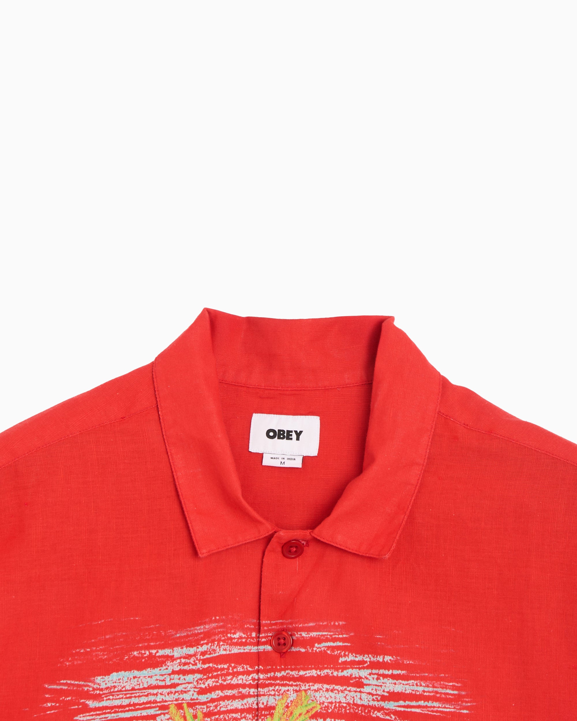 OBEY Clothing Hyde Graphic Short-Sleeved Relaxed Men's Shirt