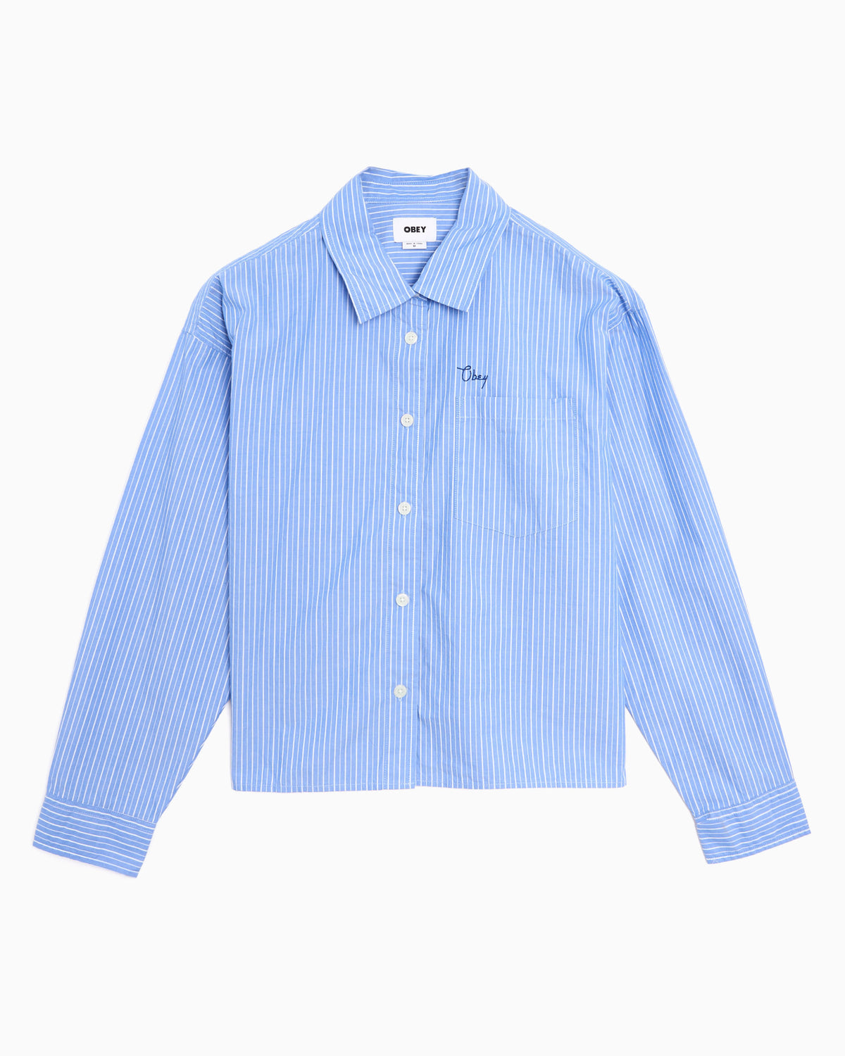 OBEY Clothing Leisure Striped Boxy Women's Shirt