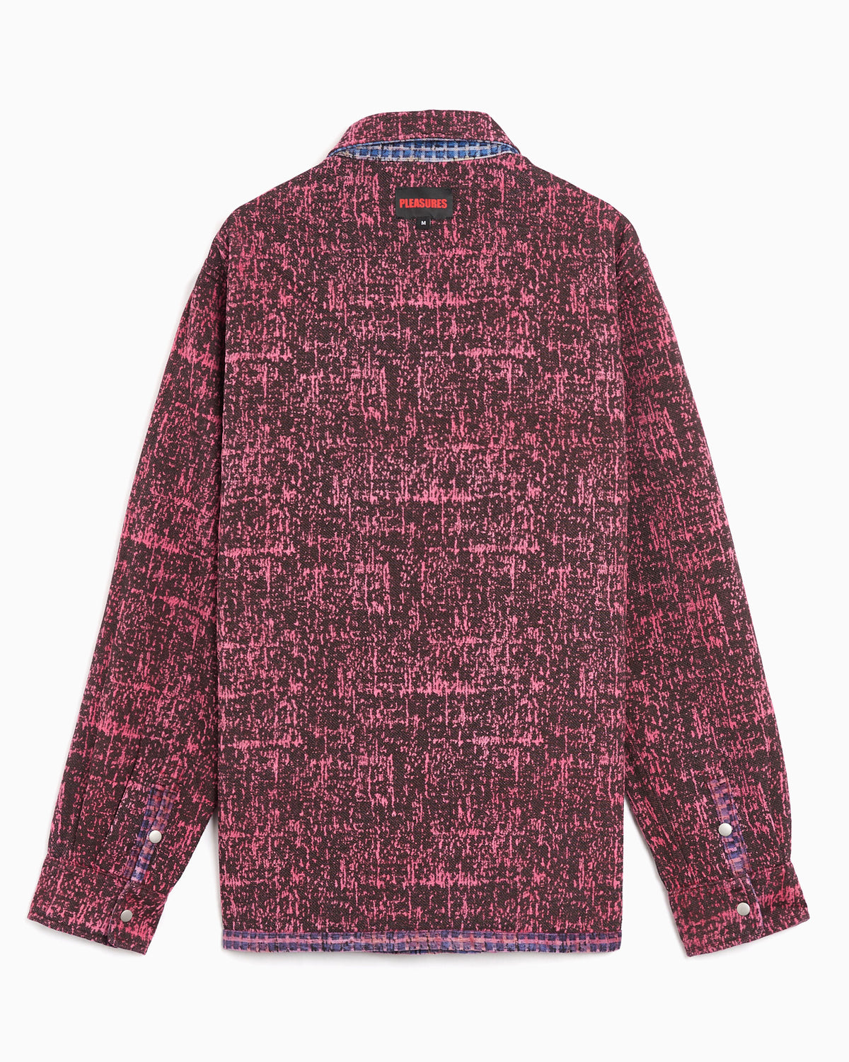 Shirts Pleasures Operator Plaid Reversible Men's Shirt - P26F005-BLUE