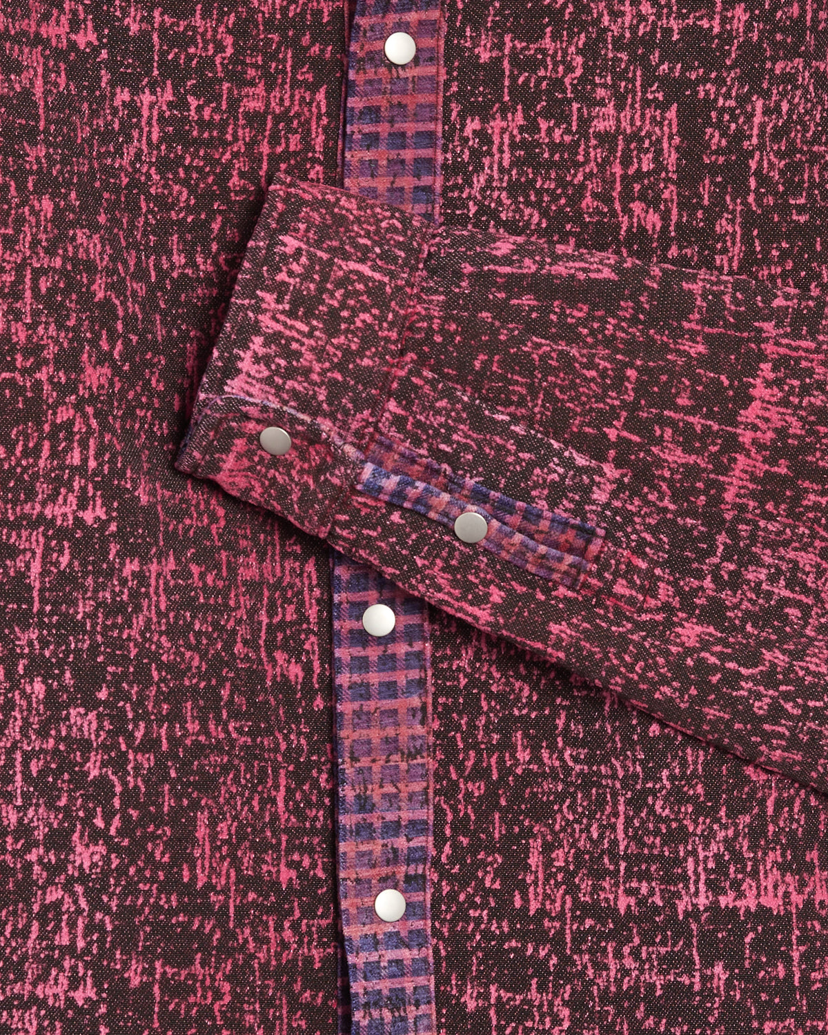 Shirts Pleasures Operator Plaid Reversible Men's Shirt - P26F005-BLUE