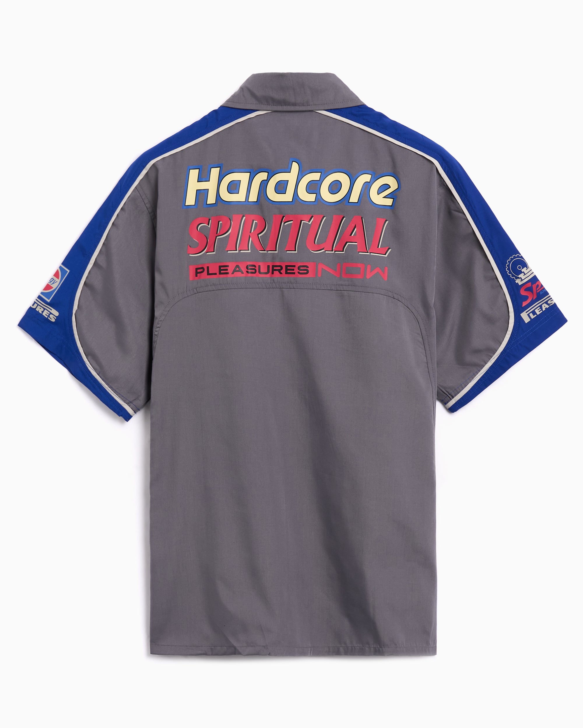 Shirts Pleasures Terror Short-Sleeved Men's Shirt - P25SU005-GREY