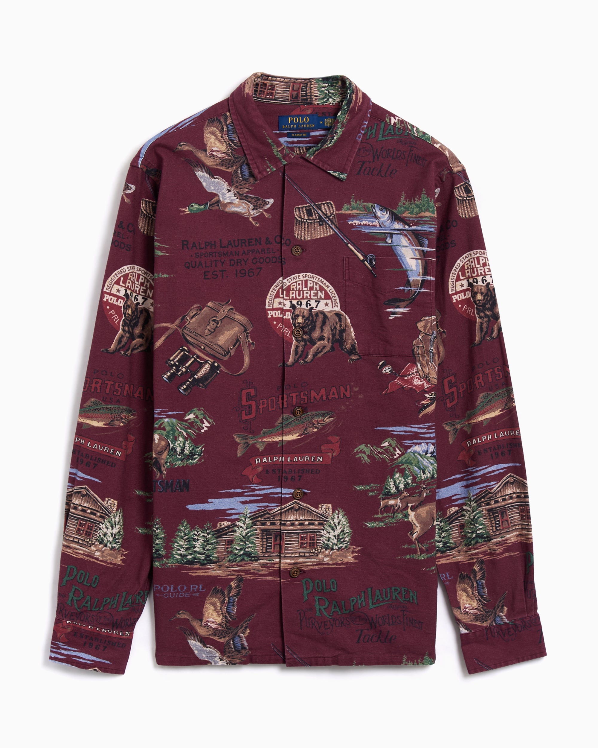 Polo Ralph Lauren Sportsman Camp Graphic Men's Shirt