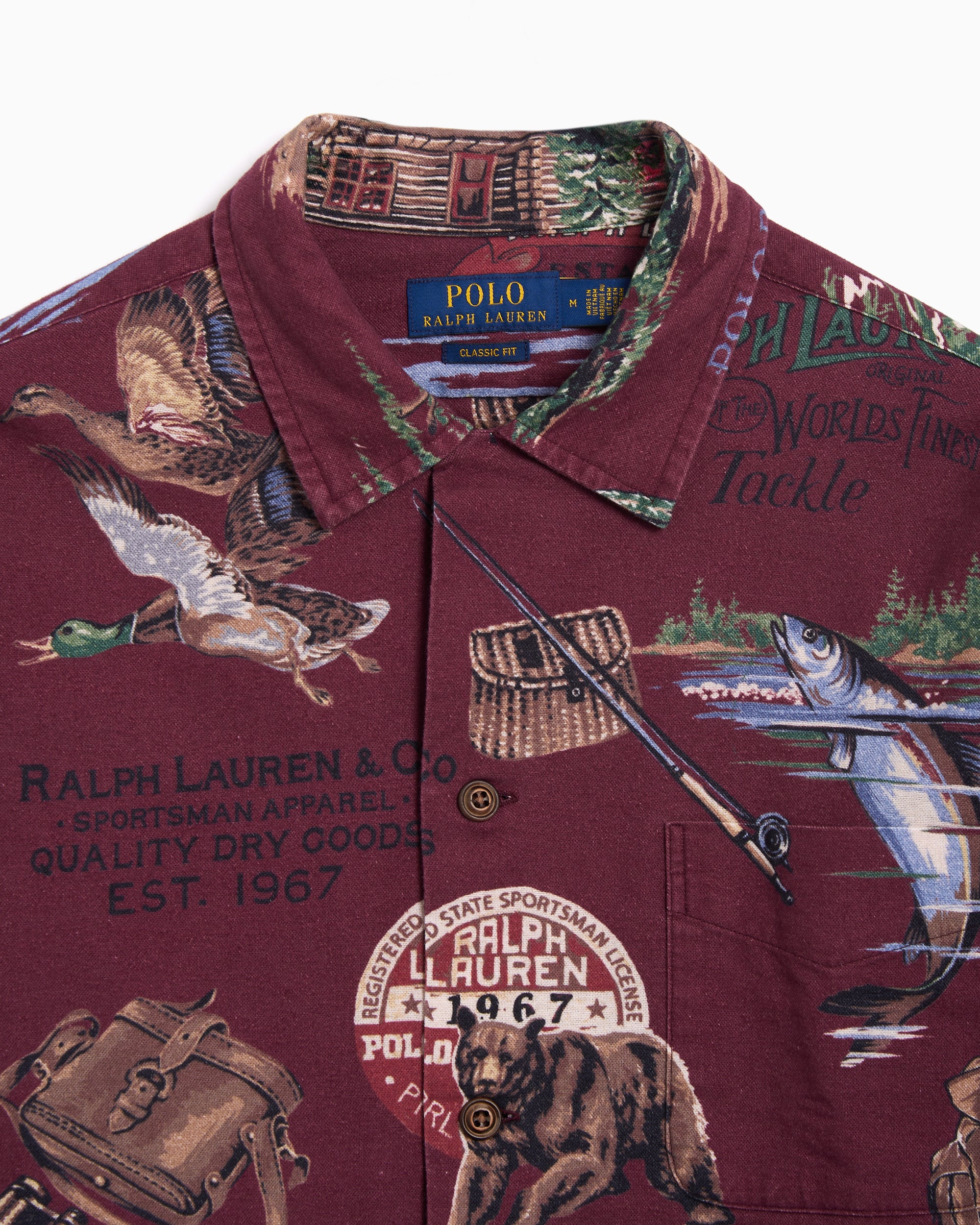 Polo Ralph Lauren Sportsman Camp Graphic Men's Shirt