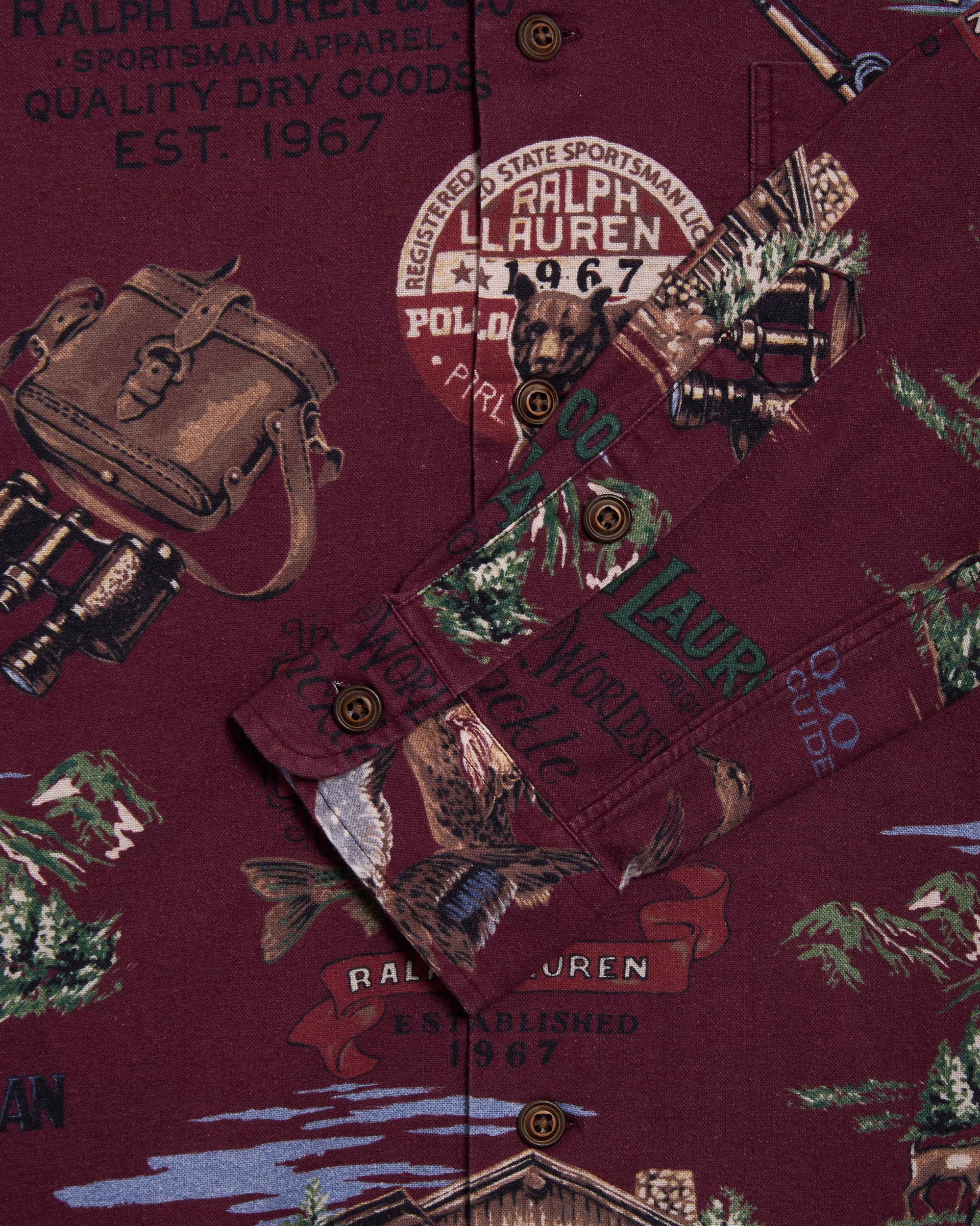 Polo Ralph Lauren Sportsman Camp Graphic Men's Shirt