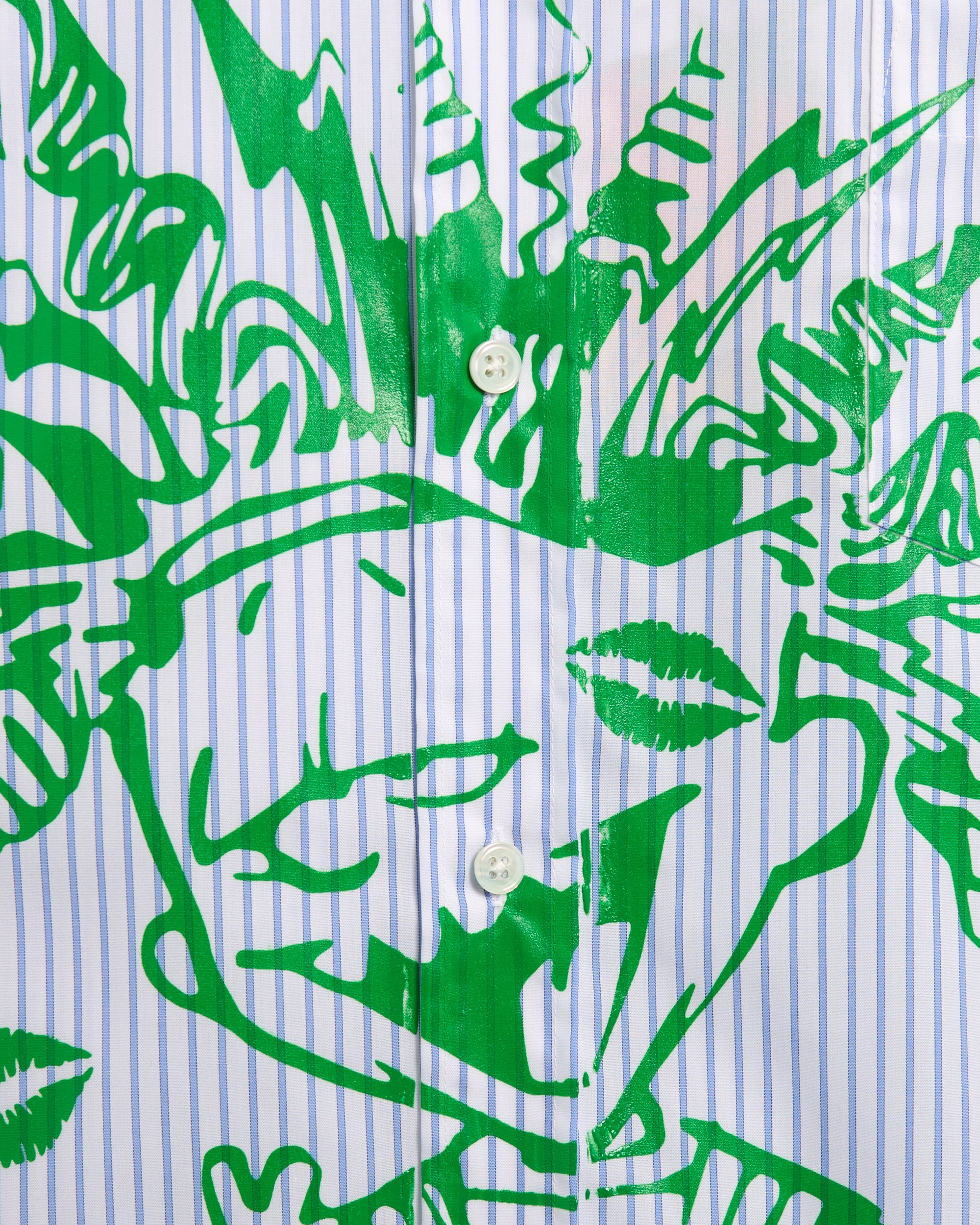 Shirts Sky High Farm Workwear Mindblown Unisex Print Button Down Shirt Unisex Shirt - SHF06B006-3