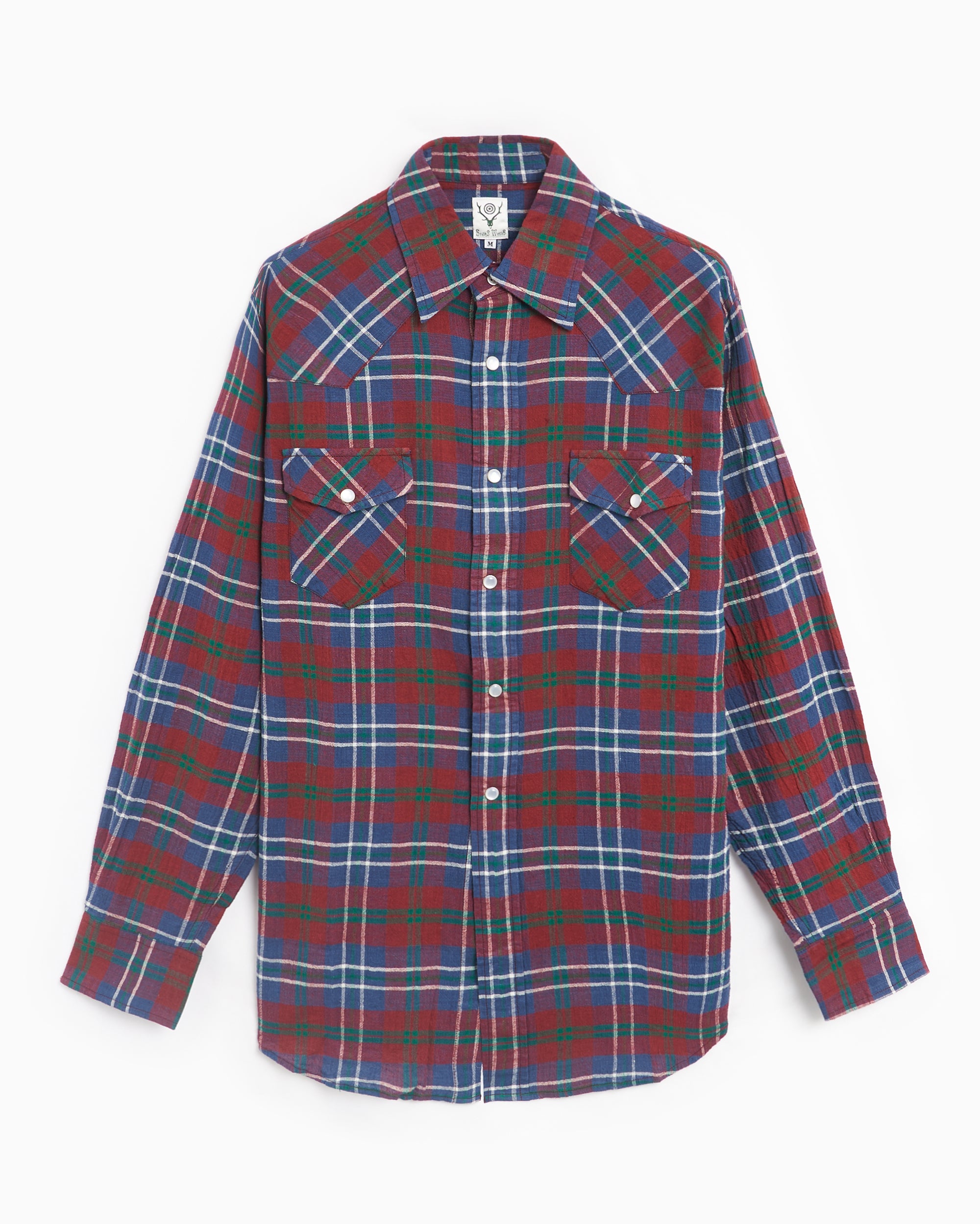 Shirts South2 West8 Western Men's Shirt Men's Shirt - OT561-C-Blue Grey