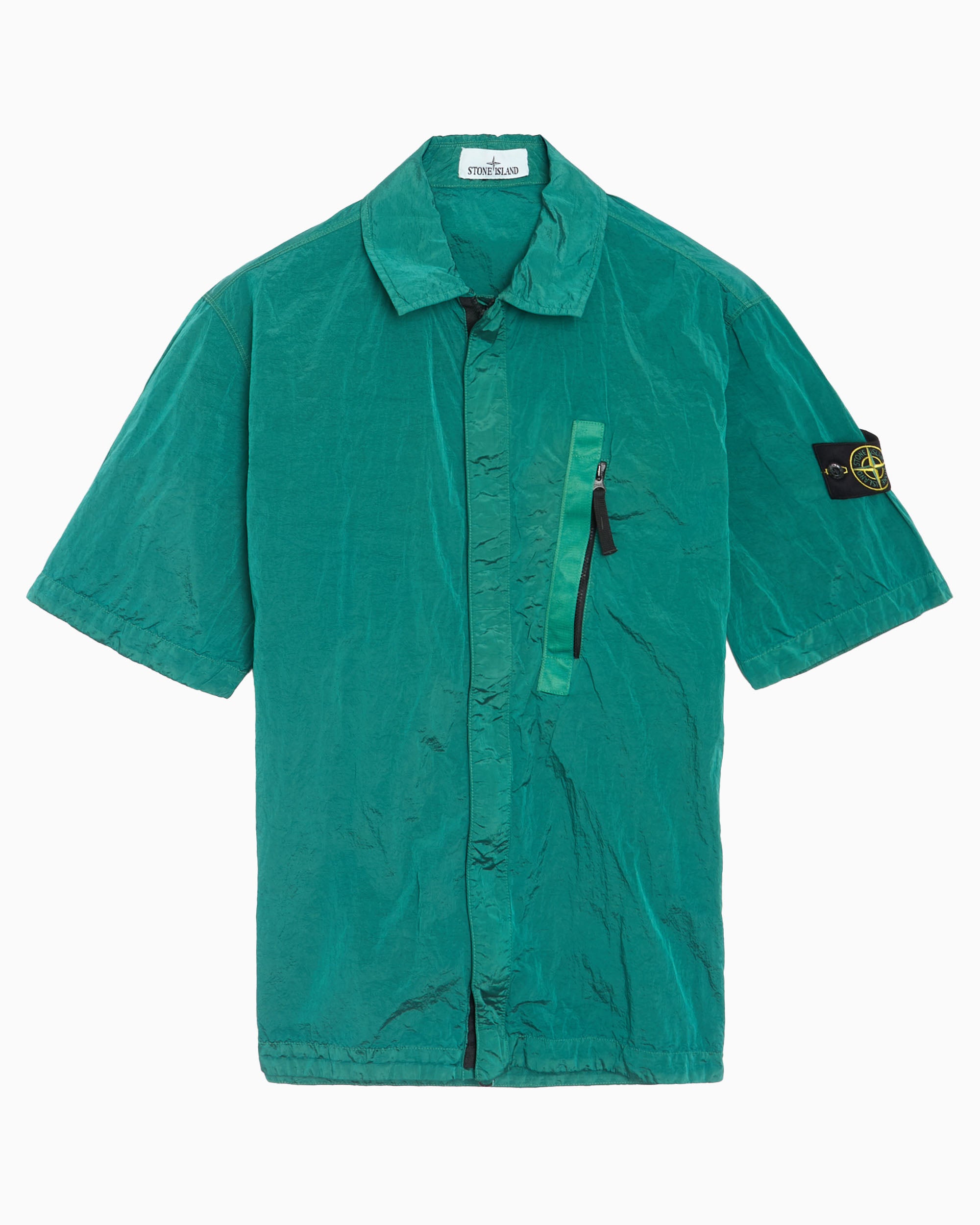 Stone Island Nylon Metal Econyl® Short-Sleeved Men's Shirt