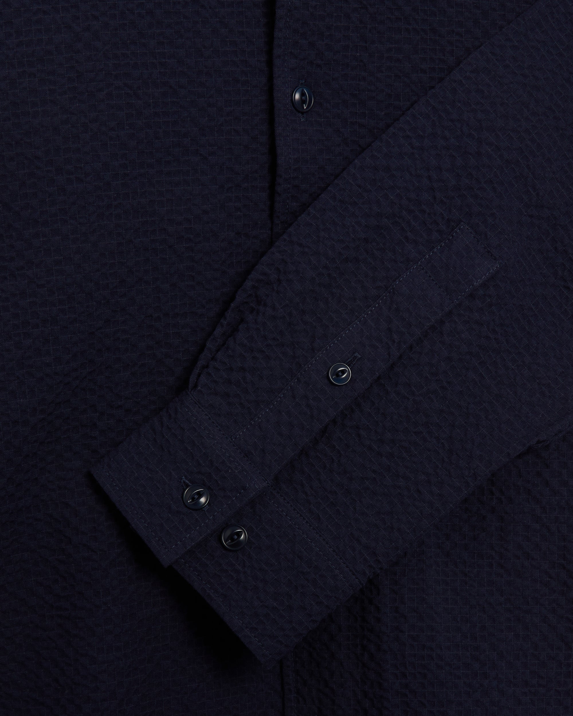 Shirts YMC Curtis Men's Long Sleeve Shirt Men's Shirt - P2AZI-NAVY