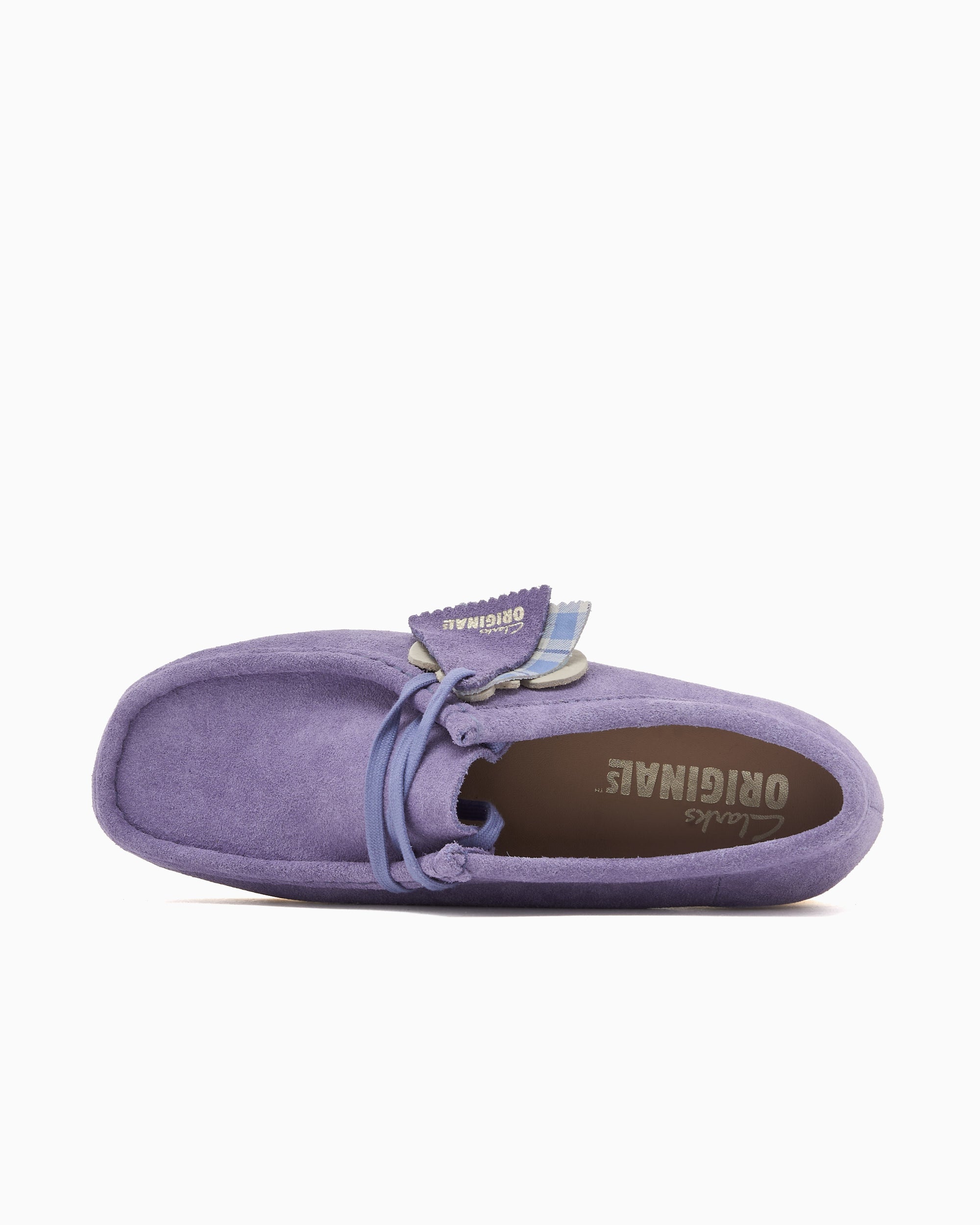 Shoes Clarks Wallabee Purple Interest Women's Shoes - 26186542
