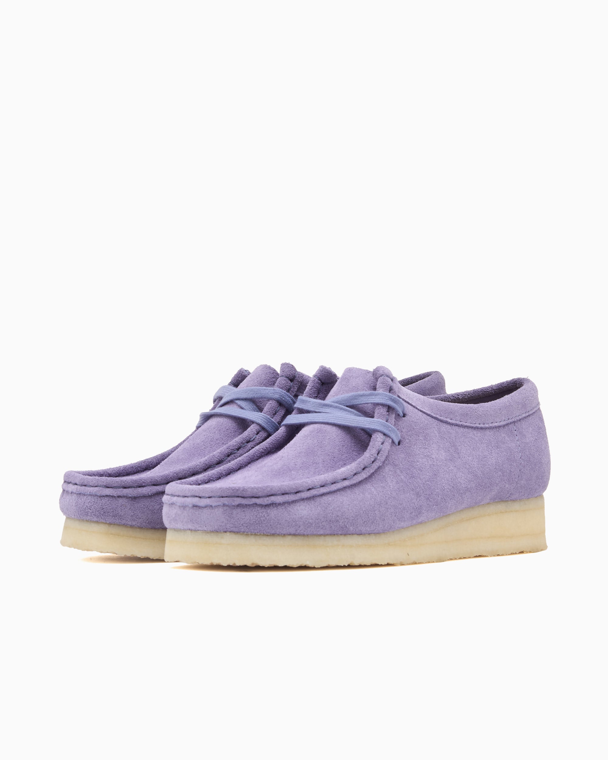 Clarks Wallabee Purple Interest Women's Shoes