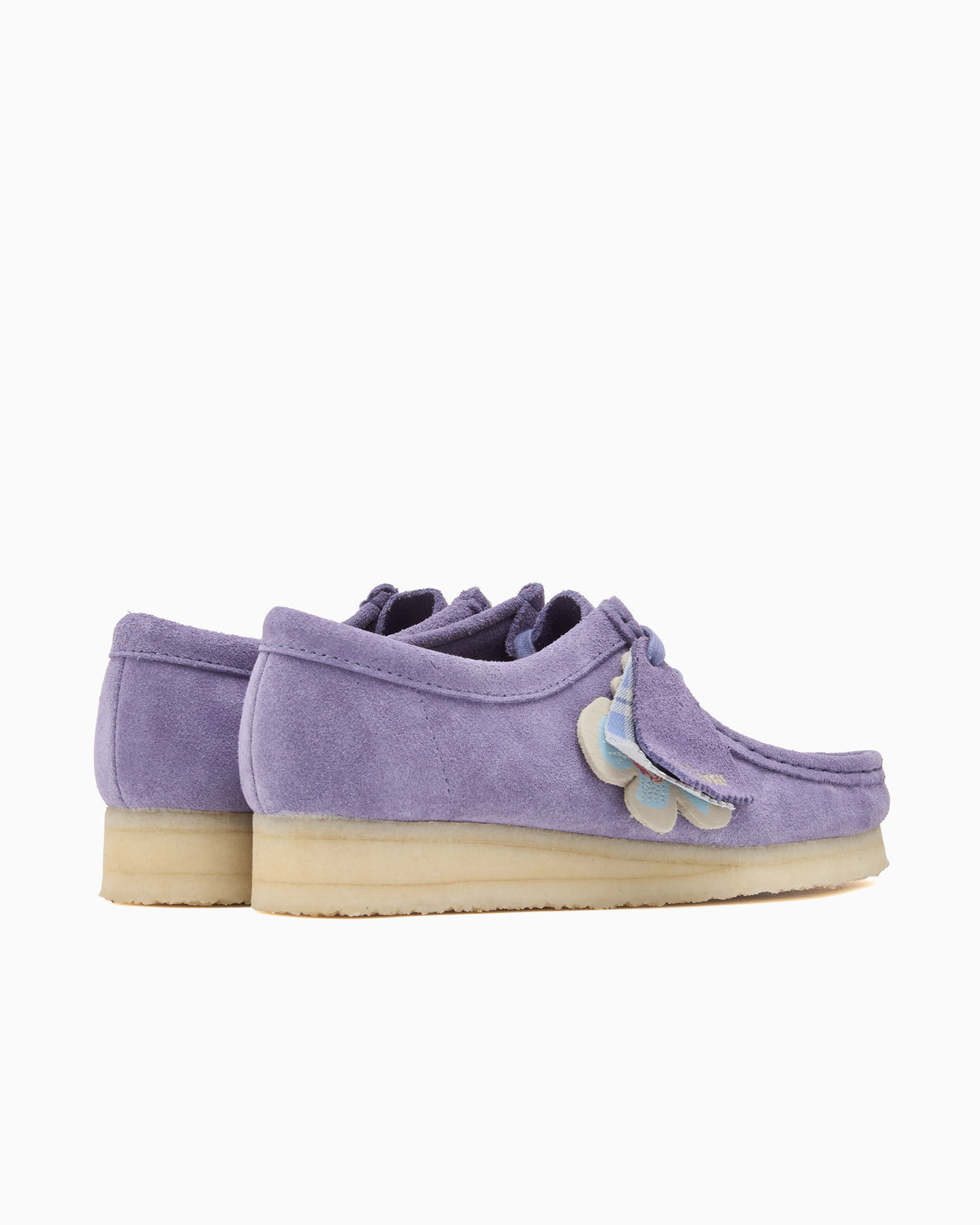Clarks Wallabee Purple Interest Women's Shoes — foto 6