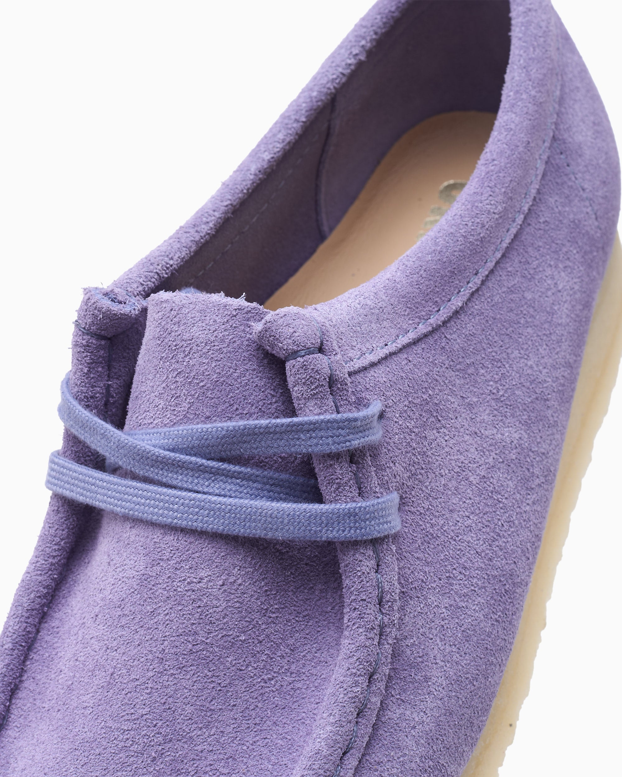 Shoes Clarks Wallabee Purple Interest Women's Shoes - 26186542