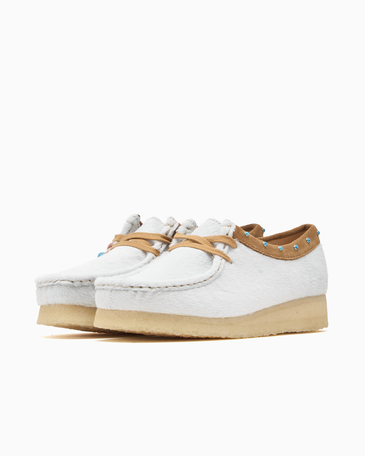 Shoes Clarks x Blanch Yu Wallabee "Off White Interest" Men's Shoes - 26328055