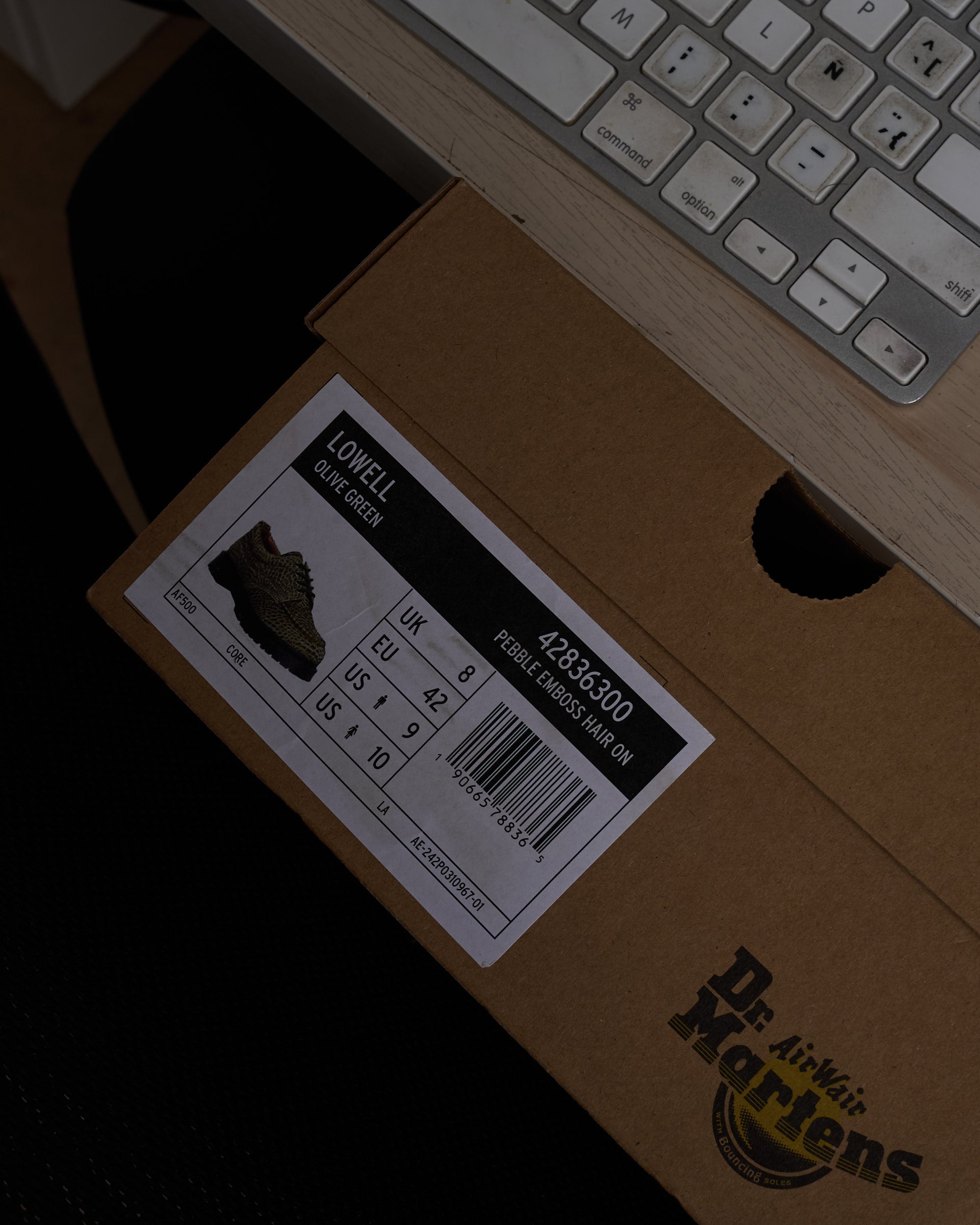 Dr. Martens Lowell Moc Hair On Unisex Shoes