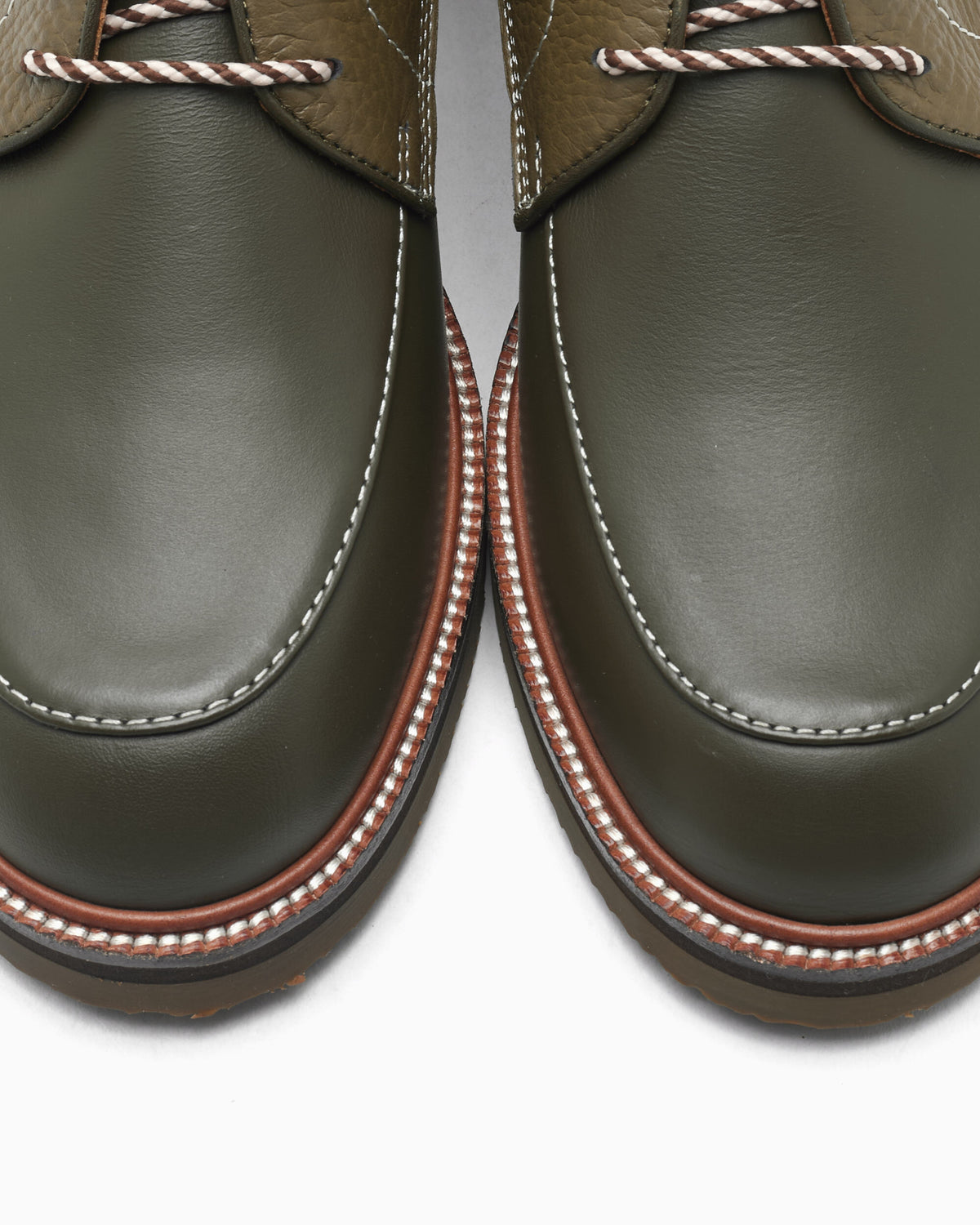 Shoes forét x Pennon 4 Eye Derby Vibram Men's Shoes - F5599-GREEN