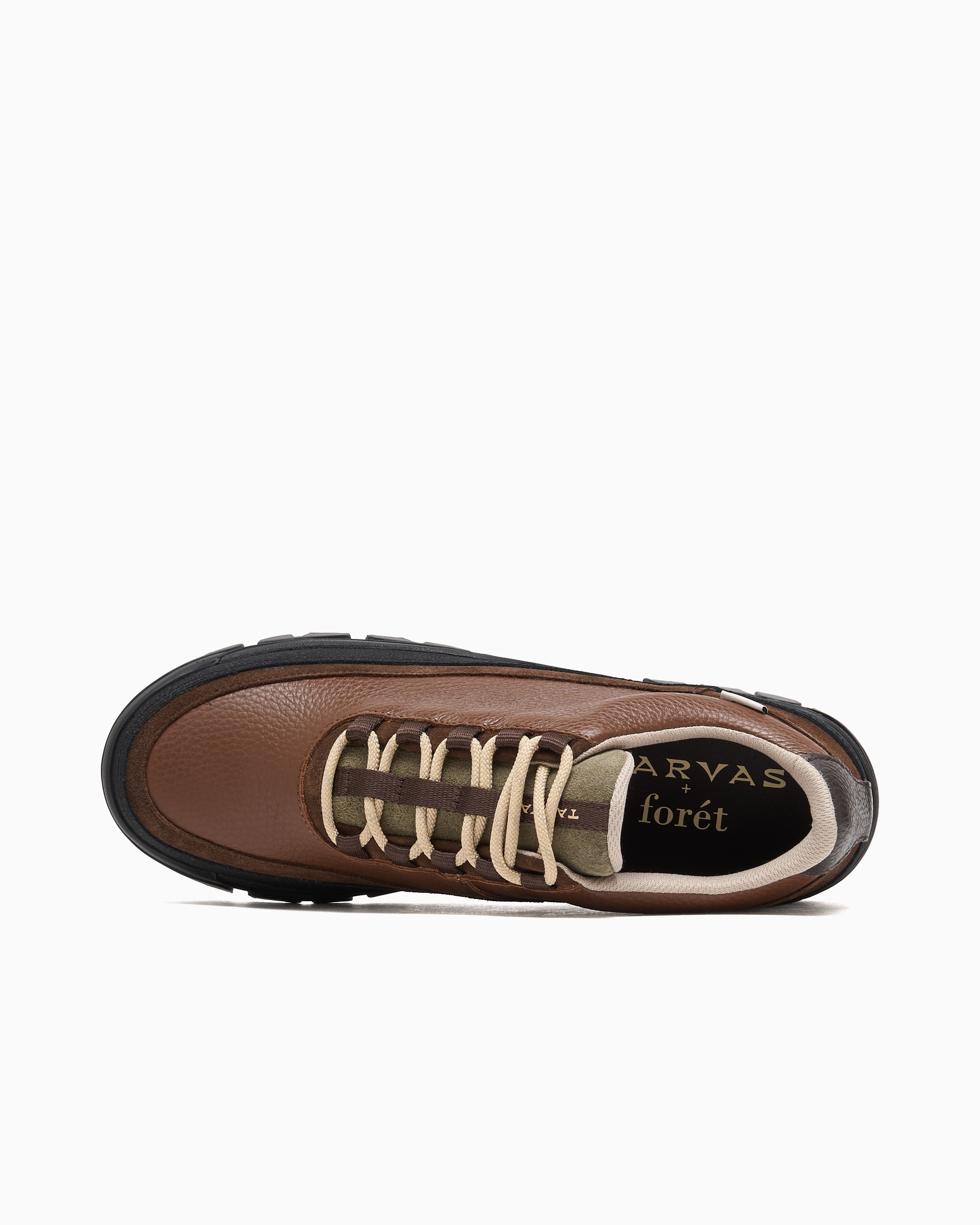 Shoes Forét x Tarvas Easy Hiker Vibram Leather Men's Shoes - F8501-BROWN