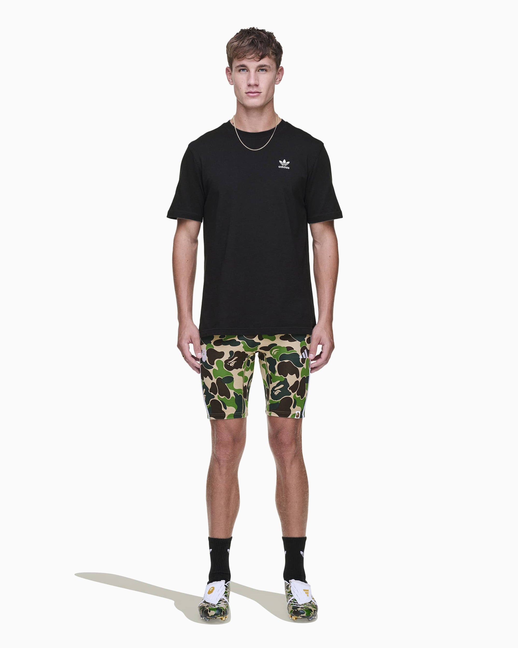 Shorts adidas Originals x BAPE Football Leggings Slim Men's Shorts - KB2206