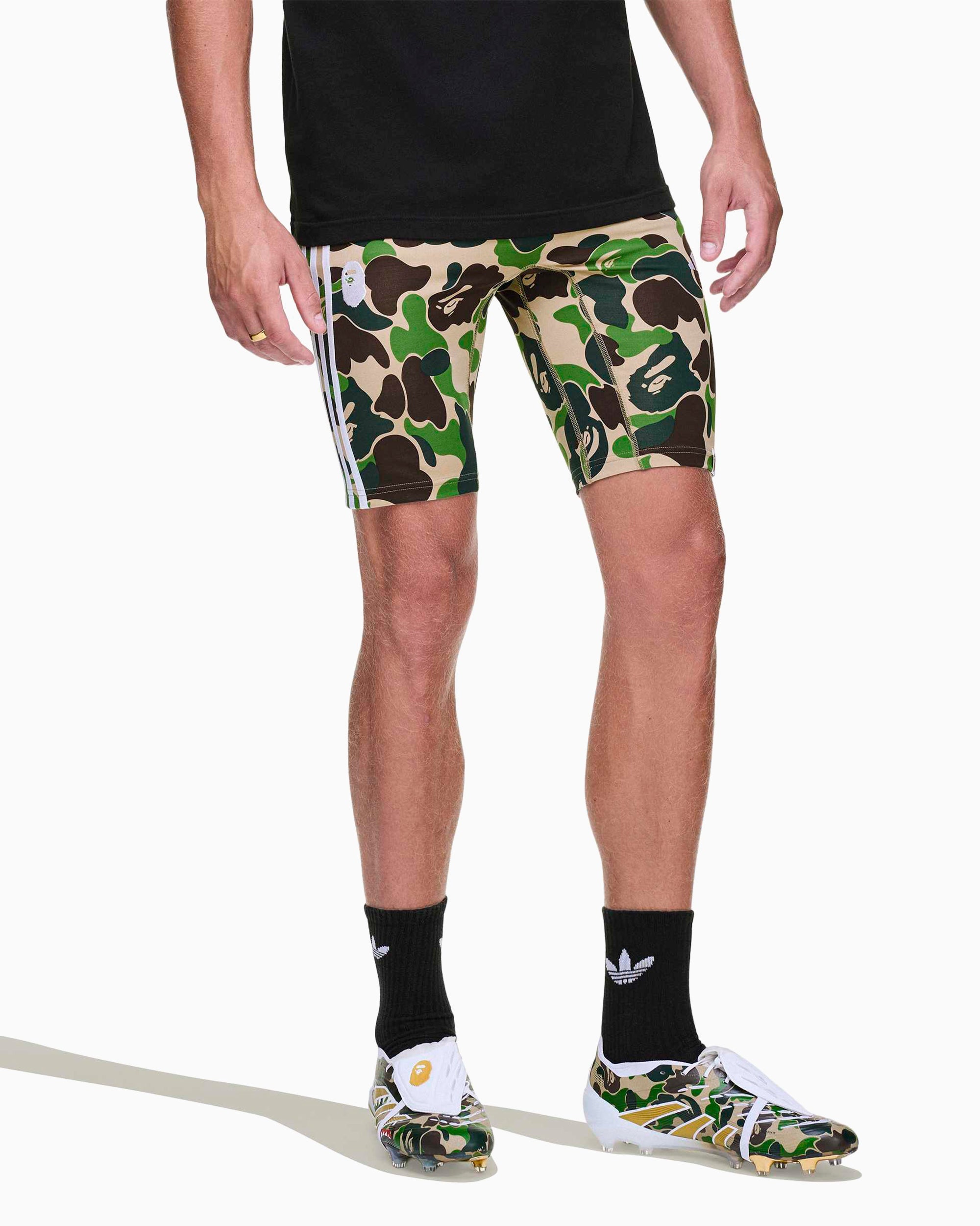 adidas Originals x BAPE Football Leggings Slim Men's Shorts