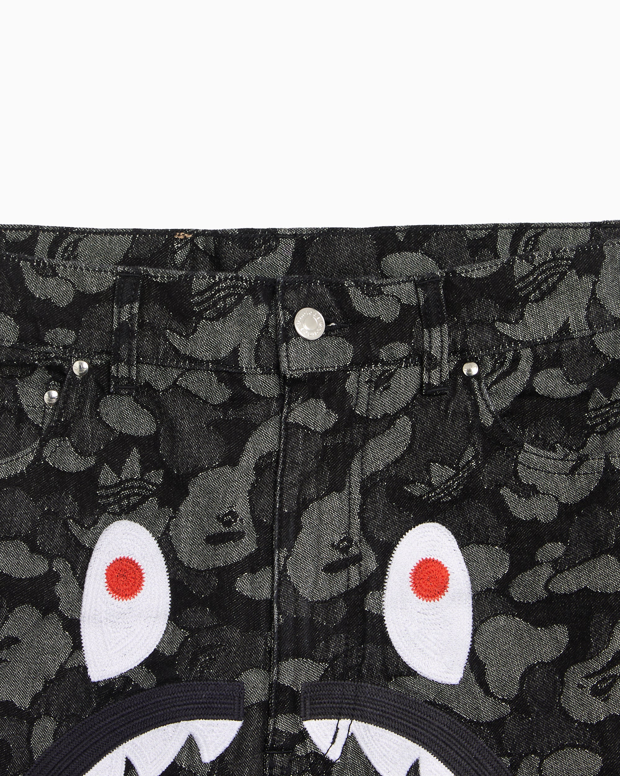 adidas Originals x BAPE Shark Denim Jorts Relaxed Men's Shorts