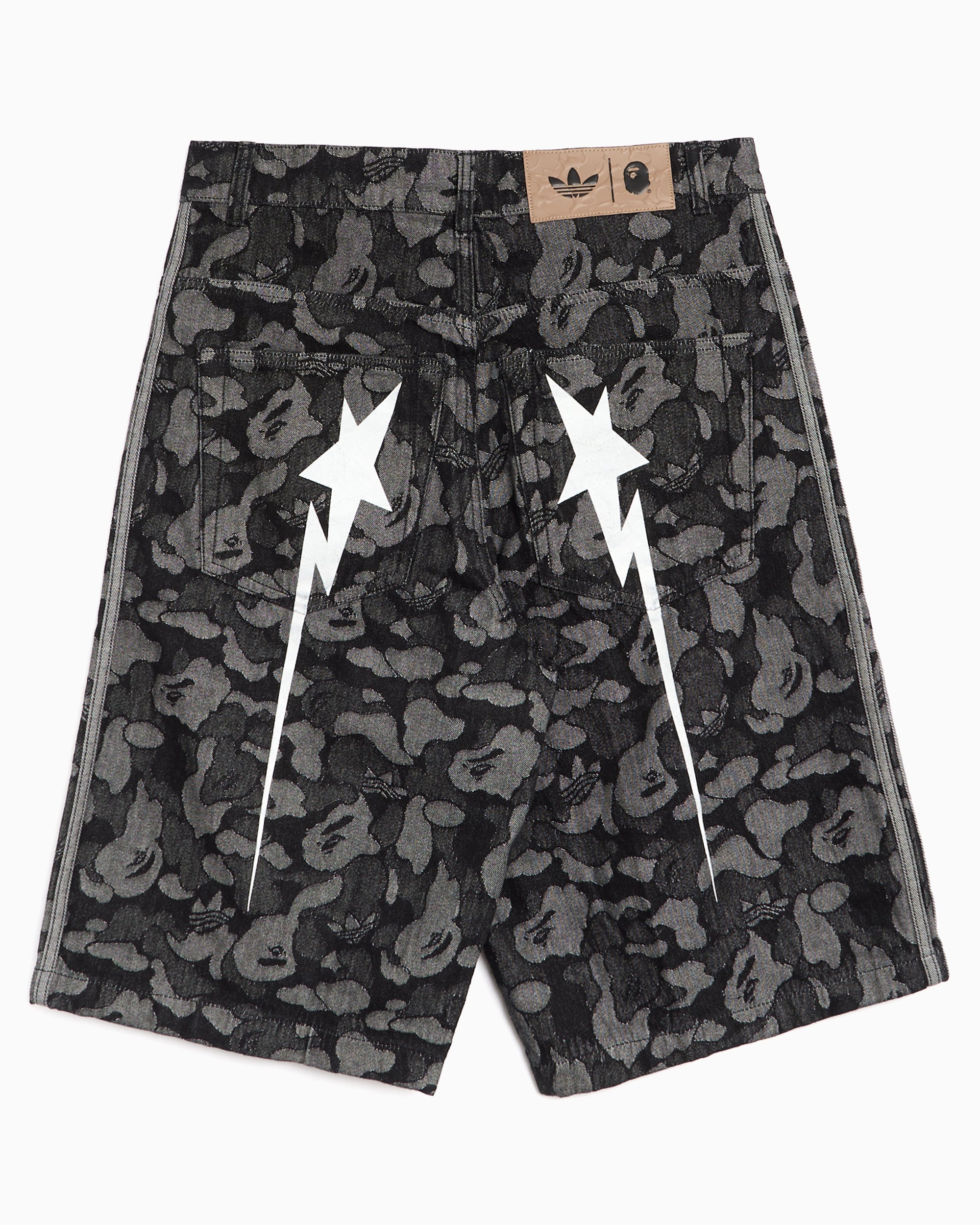 Shorts adidas Originals x BAPE Shark Denim Jorts Relaxed Men's Shorts - KF4917