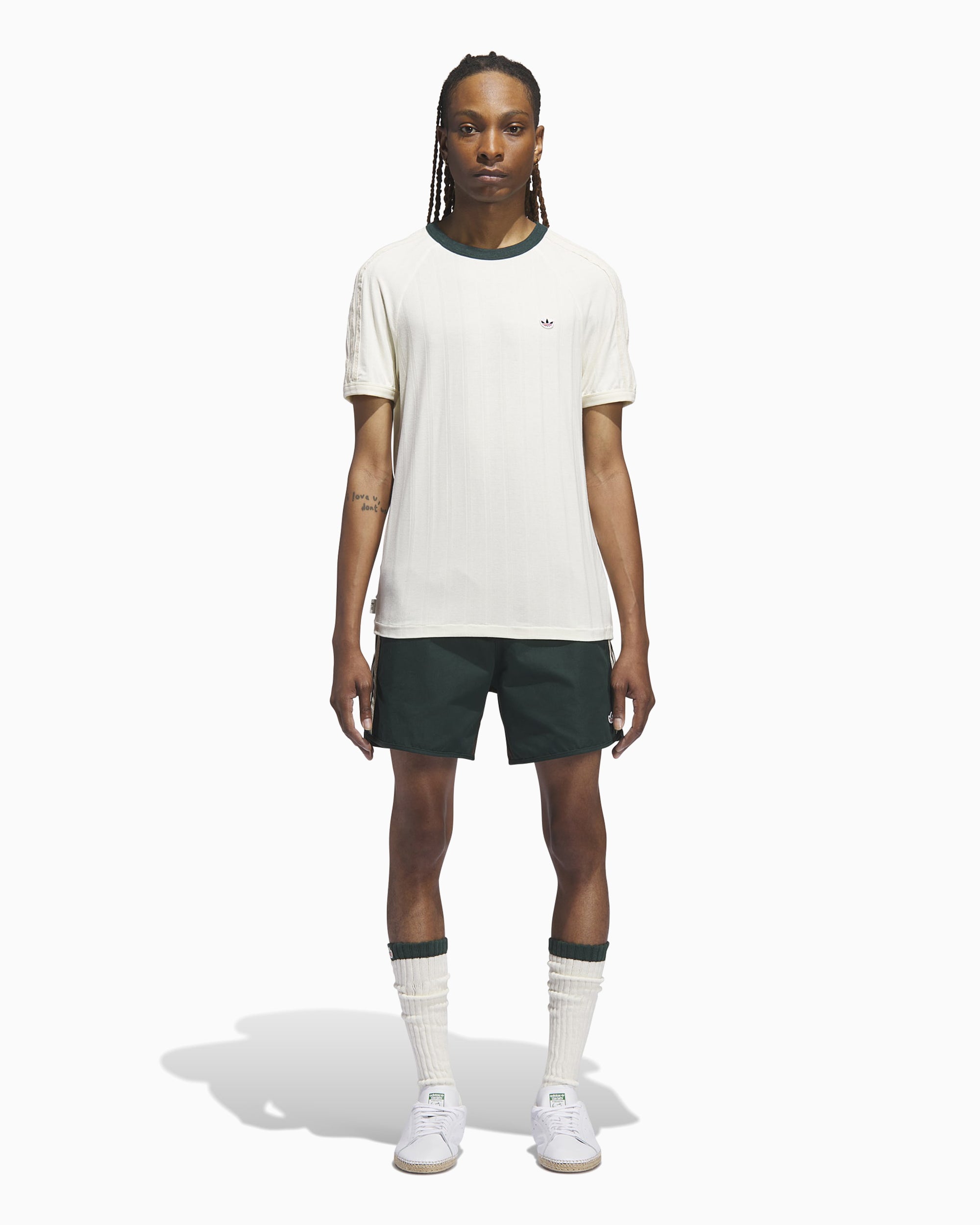 パンツ GARMENT DYED POPLINE MILITARY SHORTS adidas Originals x CLOT Sprinter Unisex Shorts
